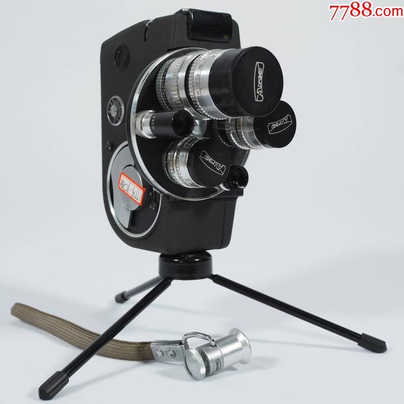 怀旧古董相机arco老式8毫米8mm电影胶片摄影机发条工作怀旧老物件