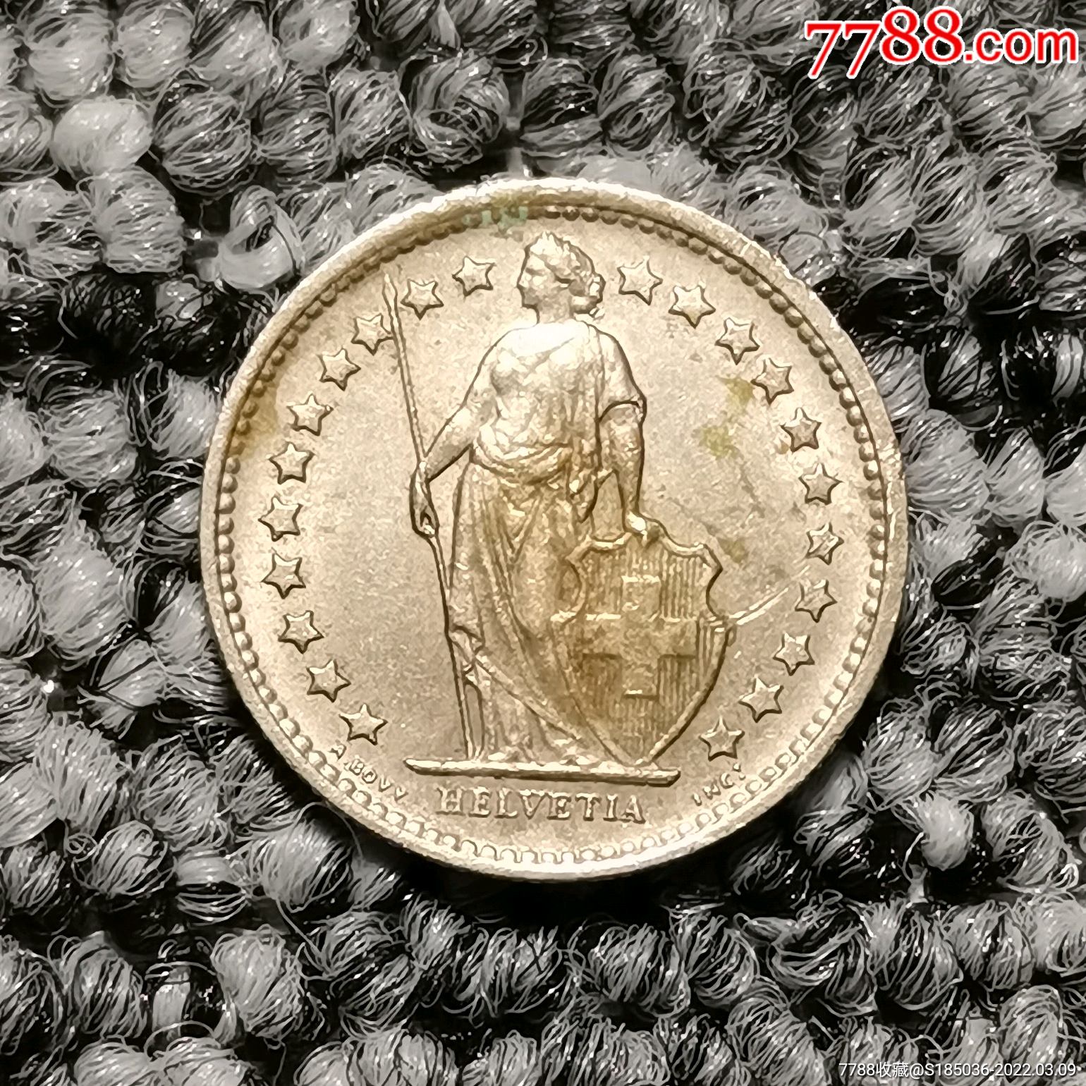 1981年瑞士1/2瑞士法郎硬币22颗星瑞士硬币-价格:15元-se80665054-外国钱币-零售-7788收藏__收藏热线