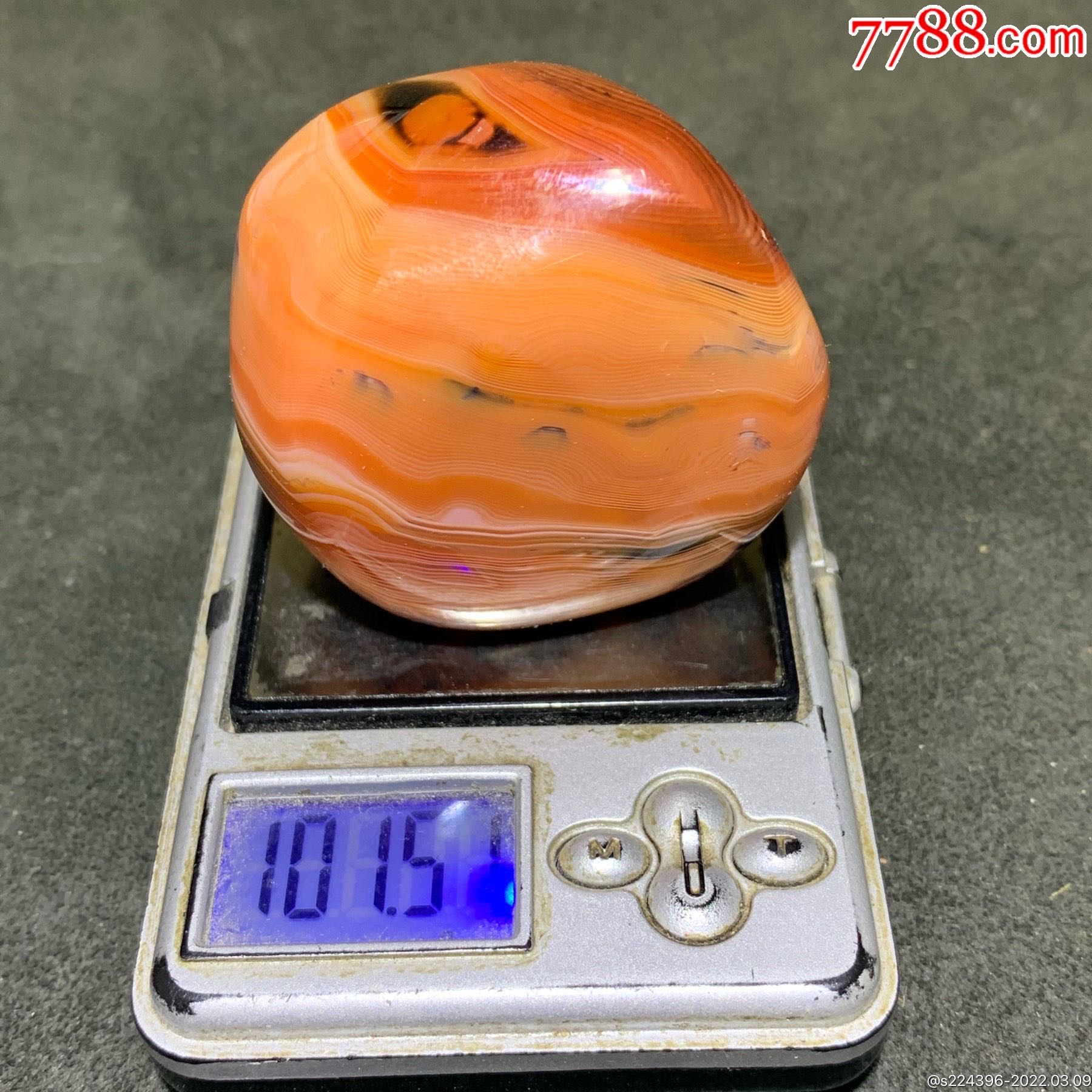 放福利精美天然千层纹天眼缠丝玛瑙原石一块