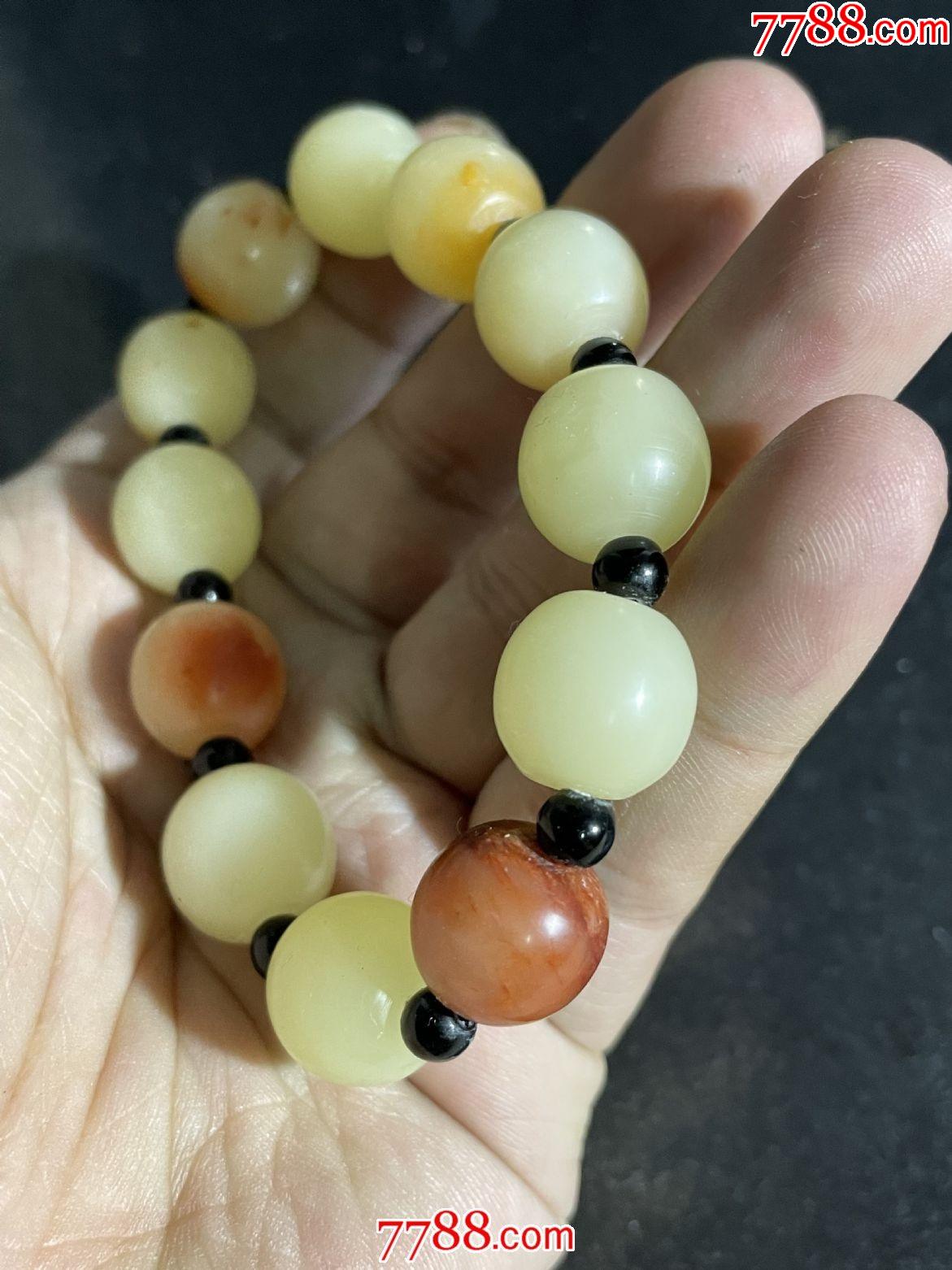 寿山石老坑芙蓉石手串-价格:200元-se85815697-寿山石-零售-7788老