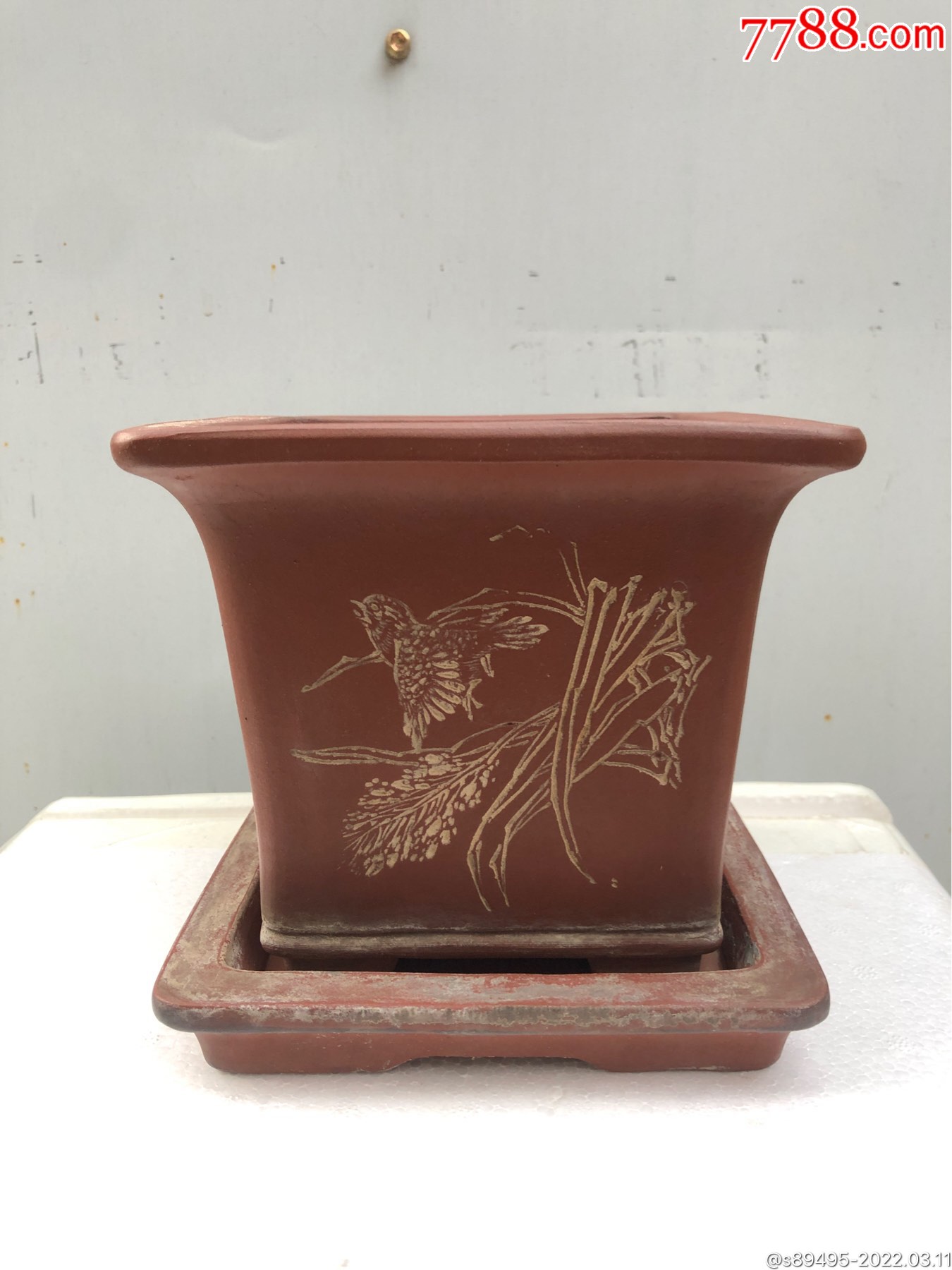 缶工款紫砂花盆