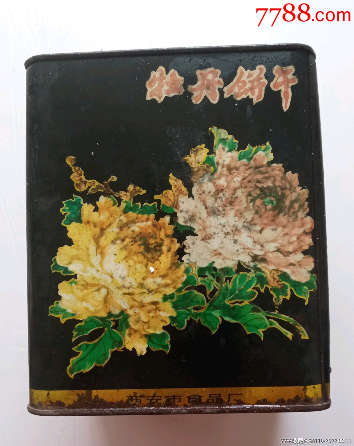 牡丹饼干铁皮桶中号