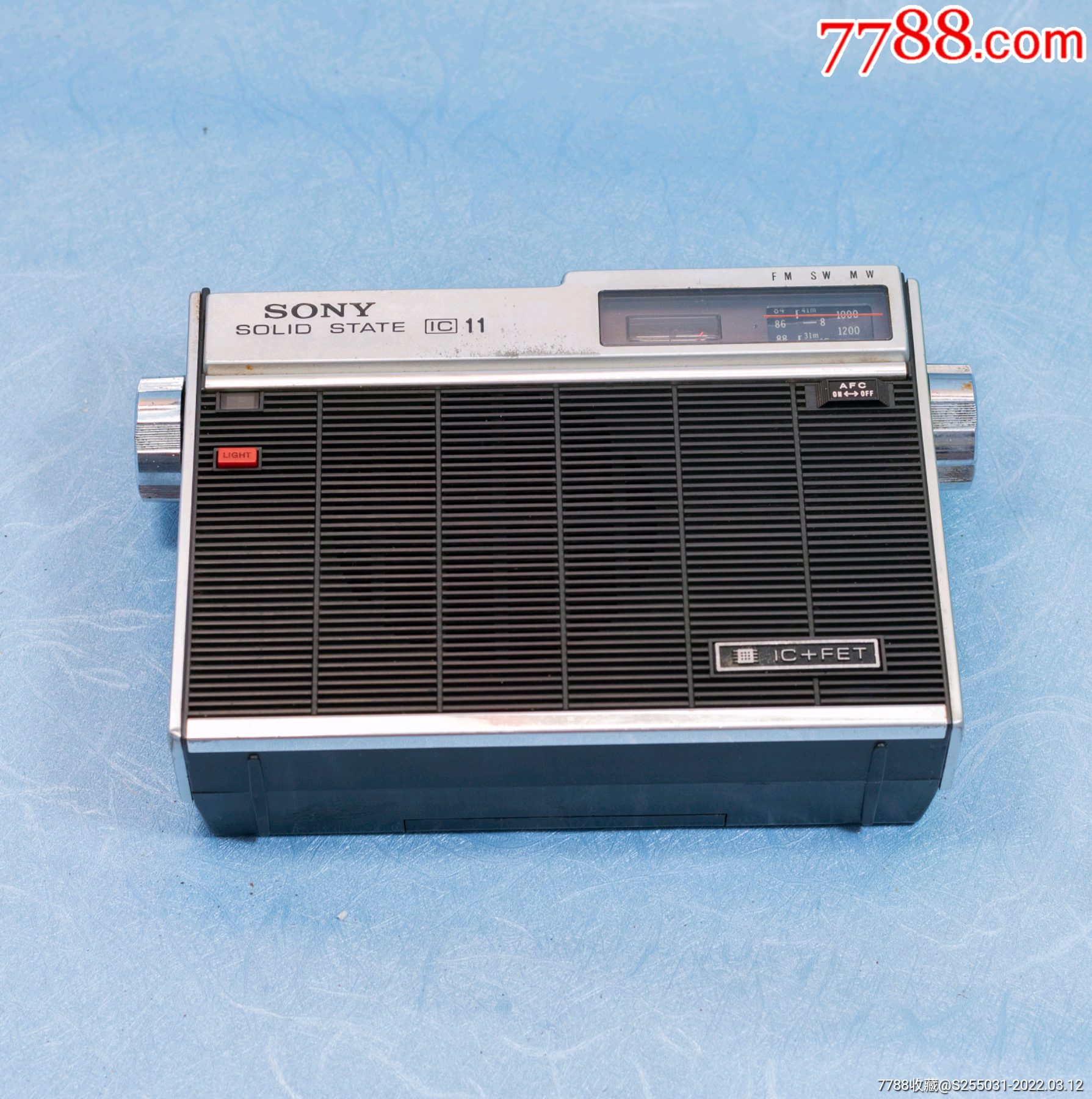 索尼icf110三波段晶体管收音机日本空气联晶体管收音机