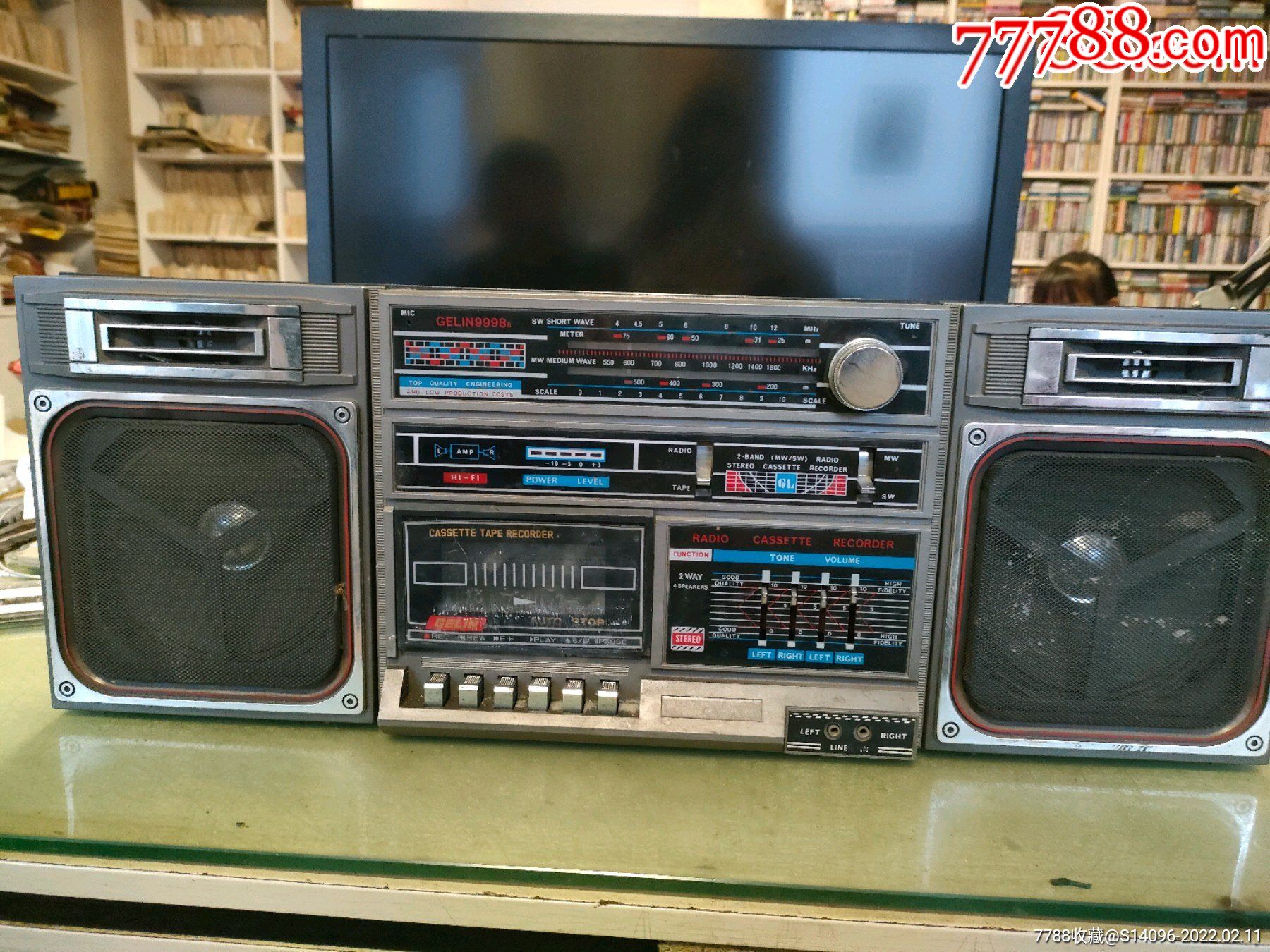 格林9998收录机功能正常