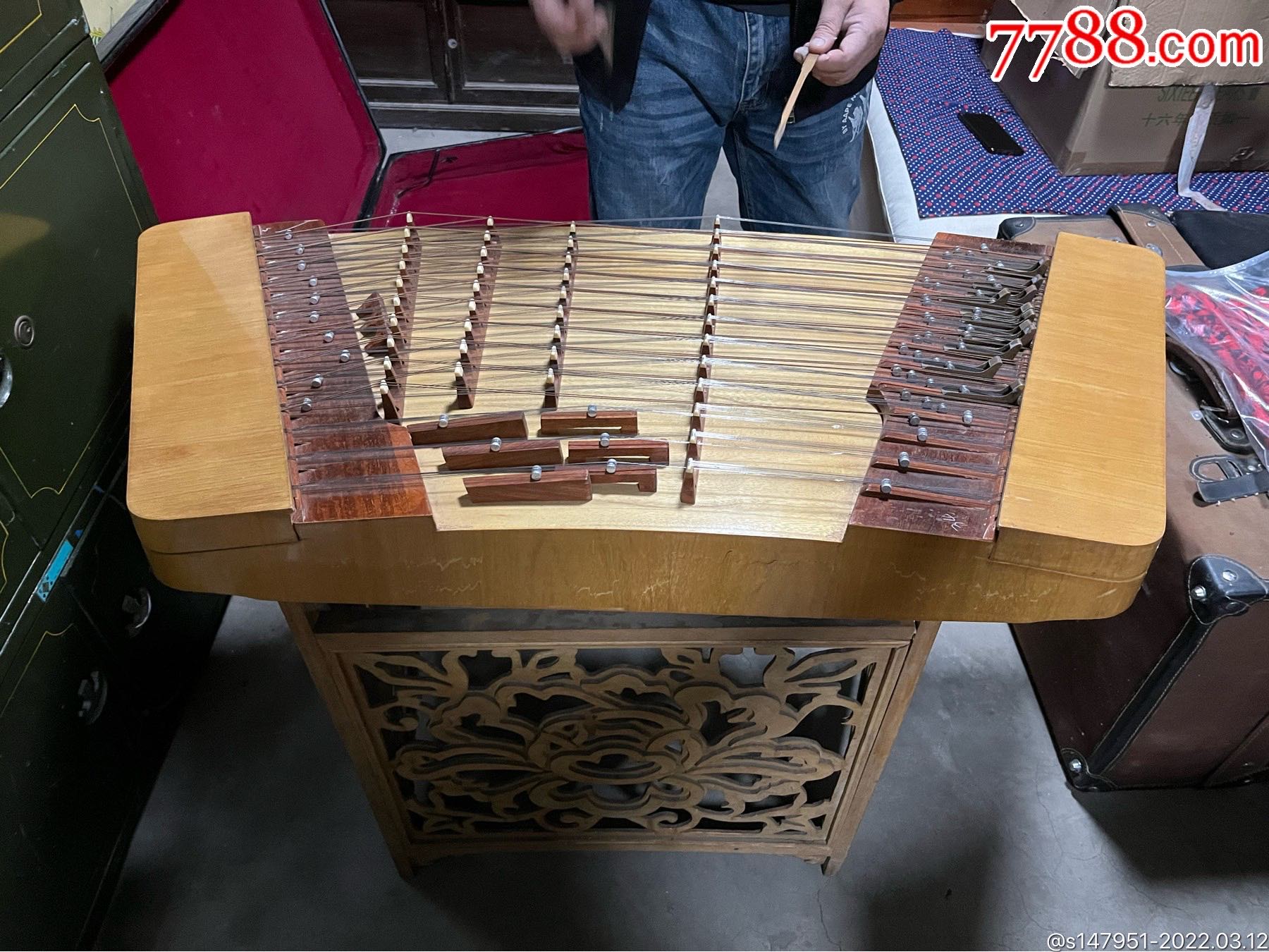 扬琴星海牌有掉皮二手旧货怀旧收藏民俗_价格999元【二手怀旧铺子】