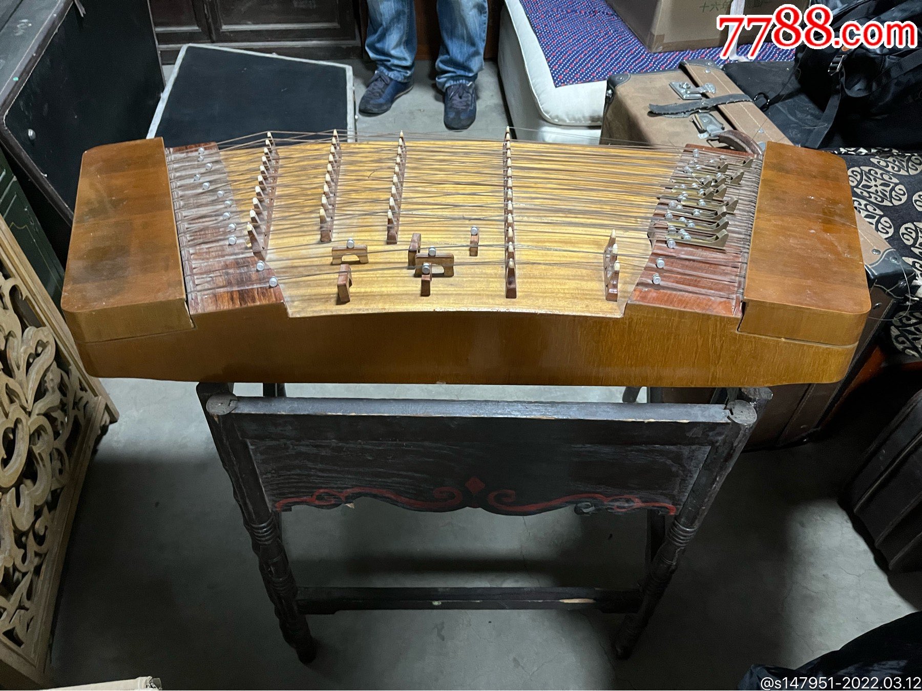 扬琴北京乐器总厂星海牌有断弦二手旧货怀旧收藏民俗_扬琴_二手怀旧铺子【7788收藏__收藏热线】