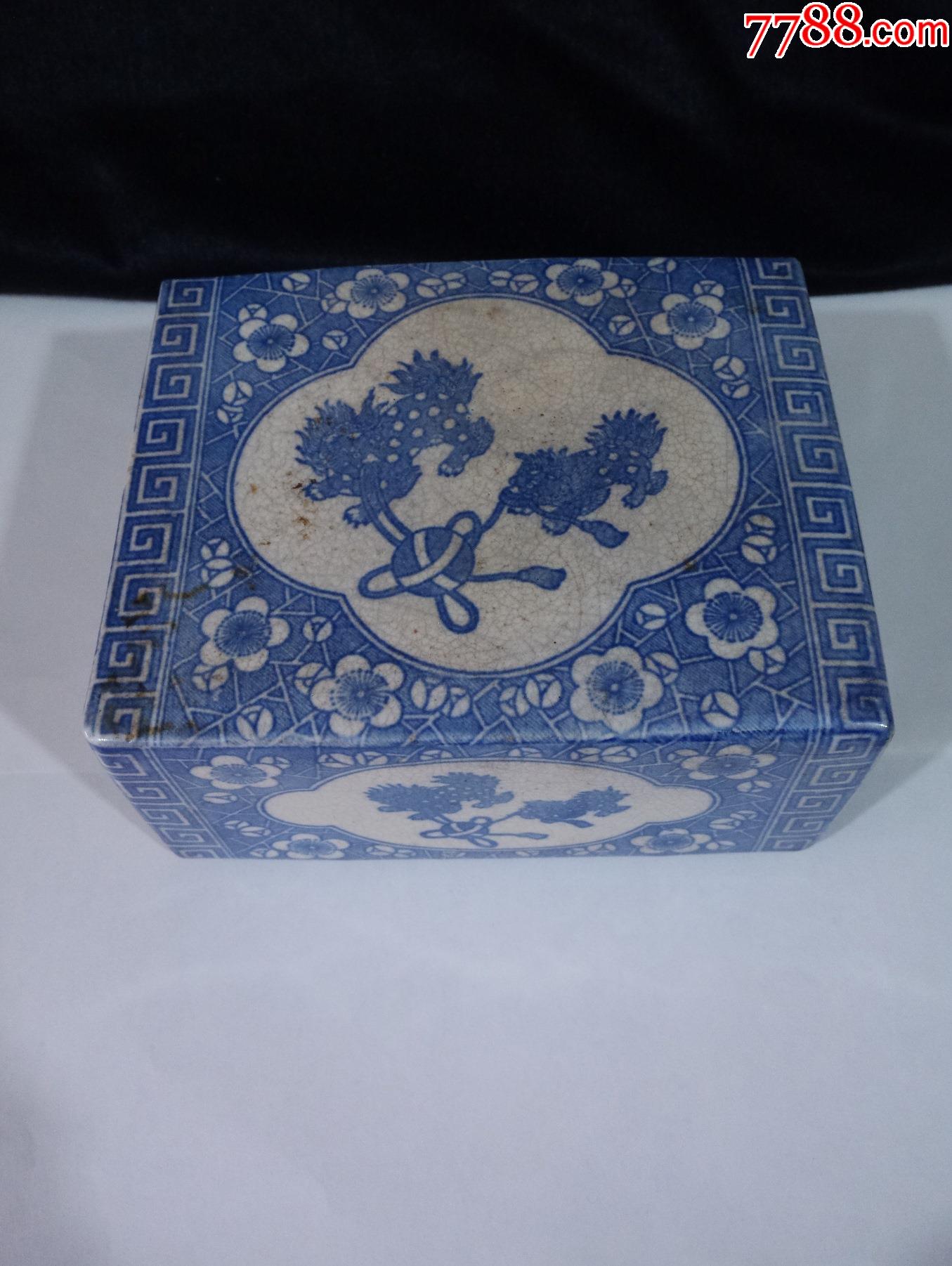 民国瓷枕狮子滚绣球_彩绘瓷/彩瓷_图片价格_收藏价值_7788落地钟收藏