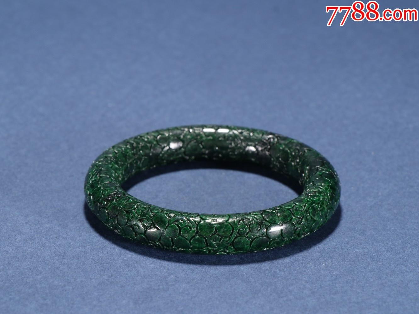 干青翡翠花开富贵手镯._价格6000元_第1张_7788收藏__收藏热线