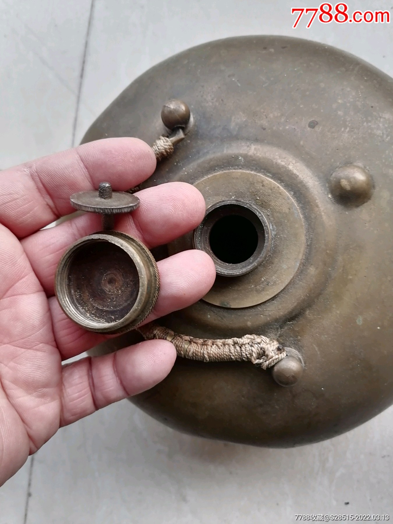 老民国时期暖手壶纯铜有年代感边有两个小磕碰不影响使用包老268包邮