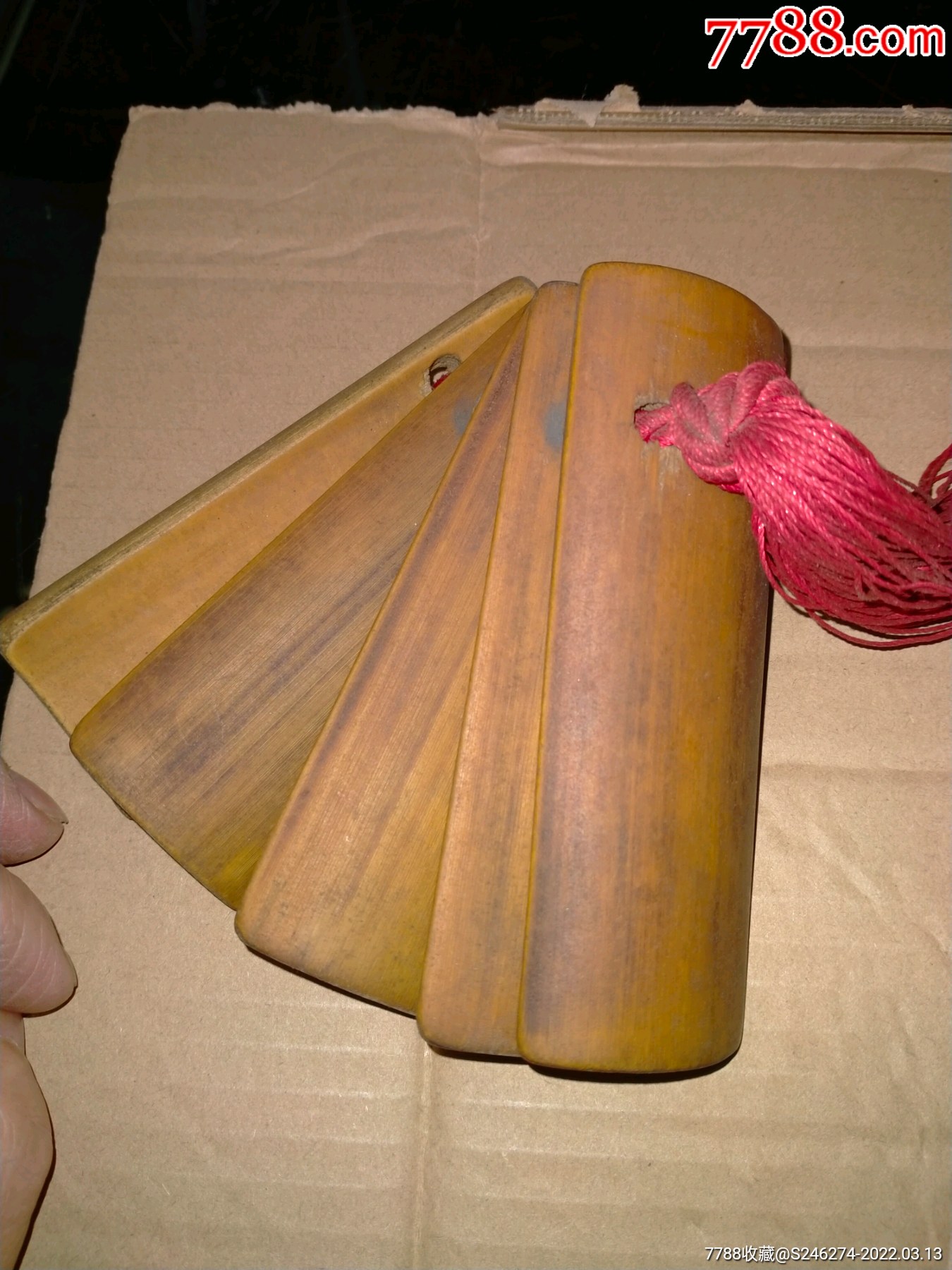 竹板-其他民族乐器-7788根雕收藏
