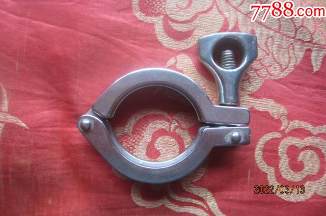 不吸磁铁白钢锁扣