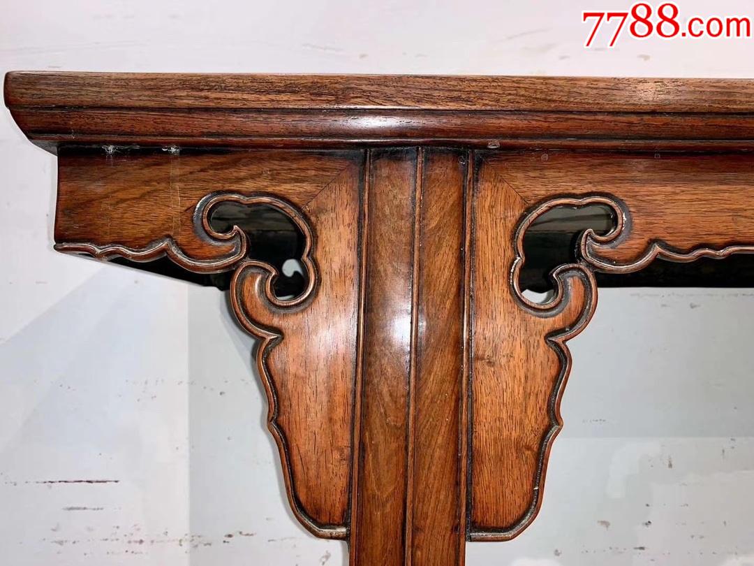 明式黄花梨平头案几