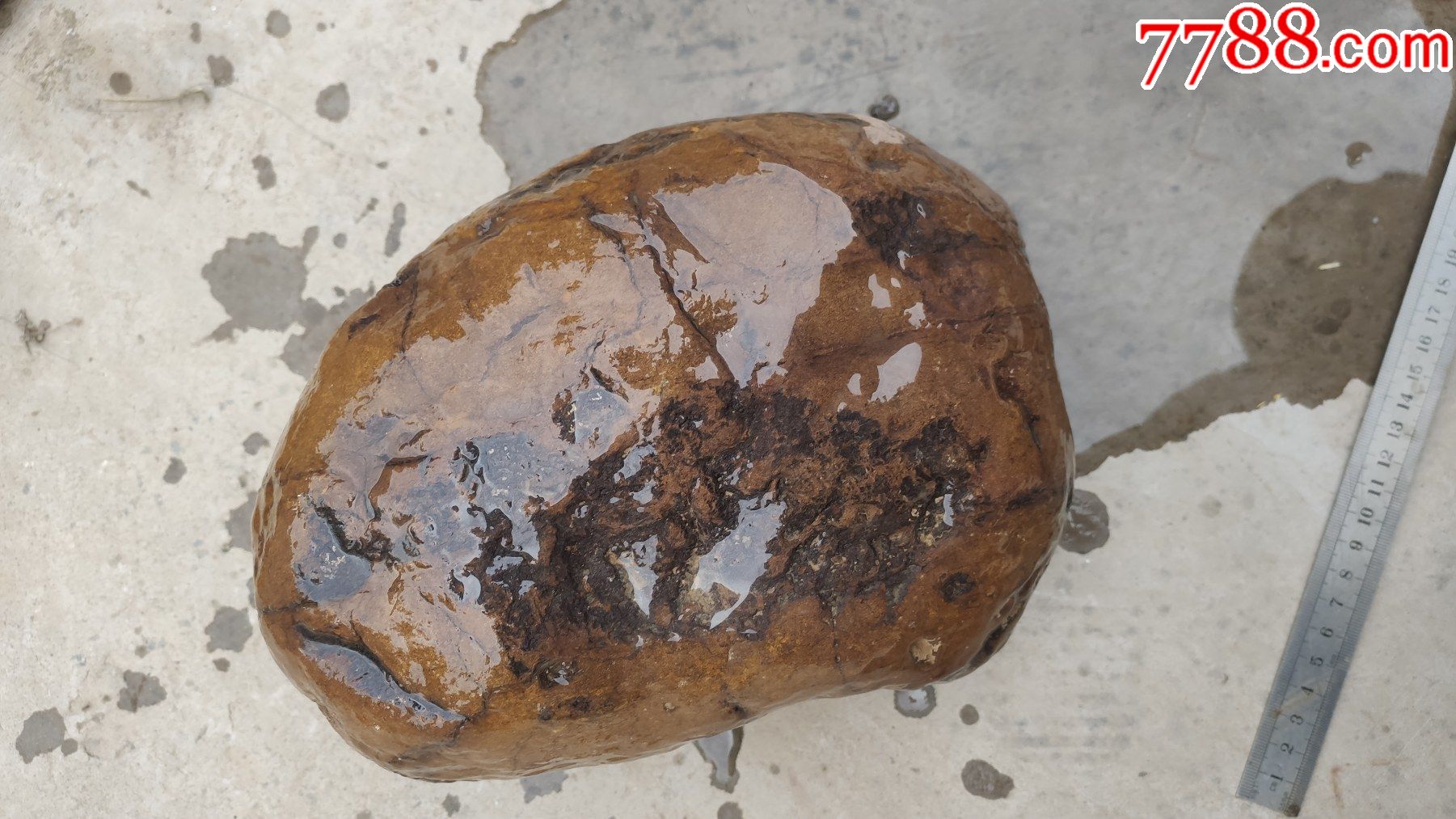 奇石天然原石黑石头一块重17市斤