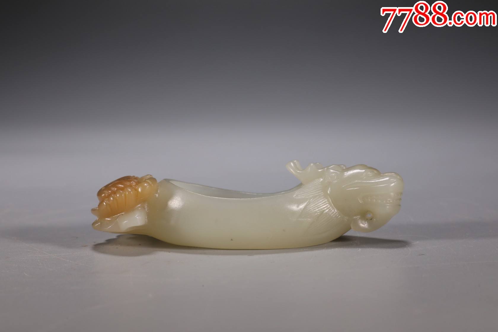 和田玉螭吻水盂