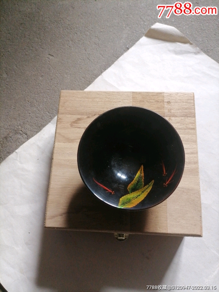 沈绍安脱胎漆器小盏