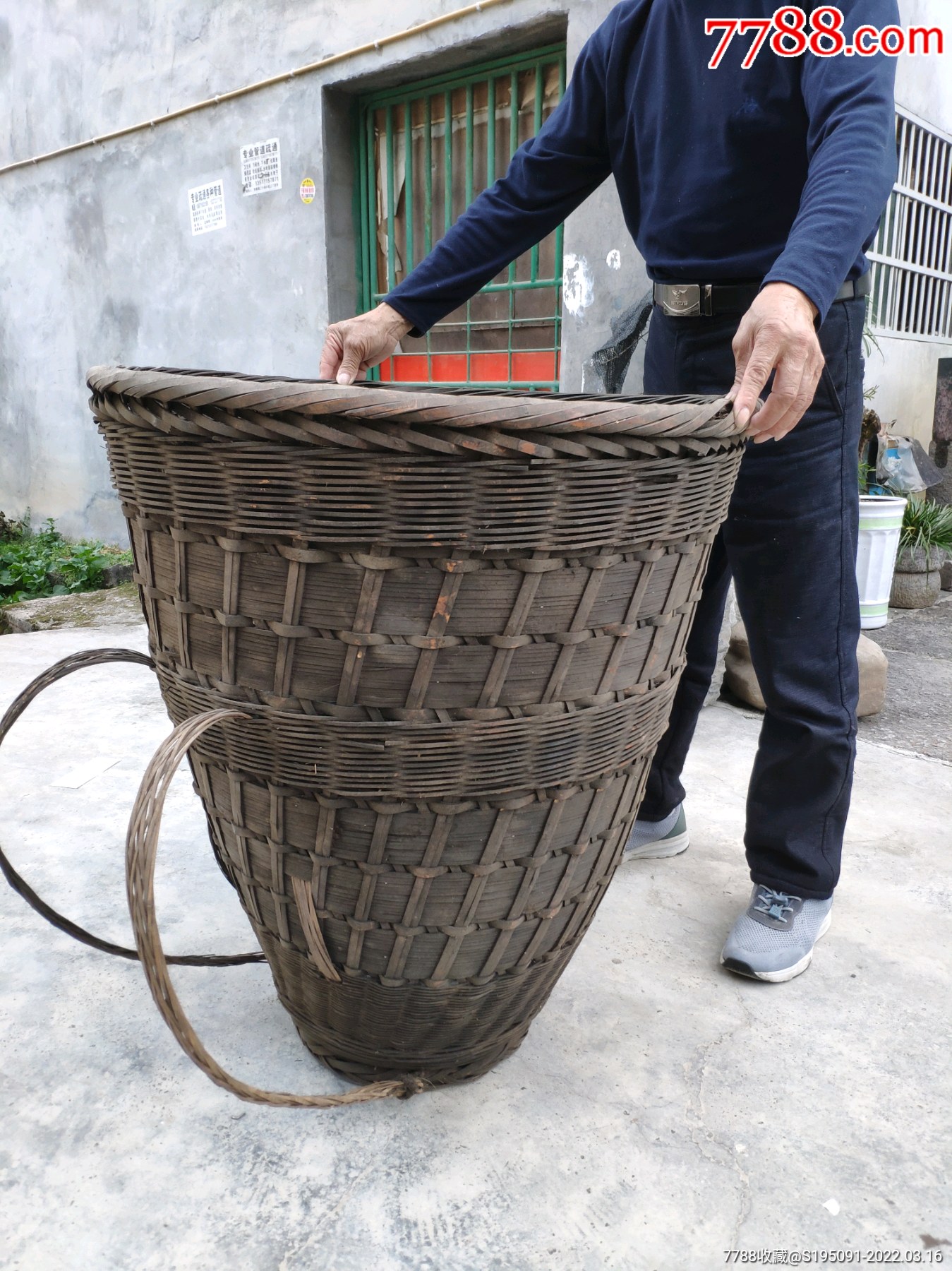 老背篓特大背篓民俗老物件