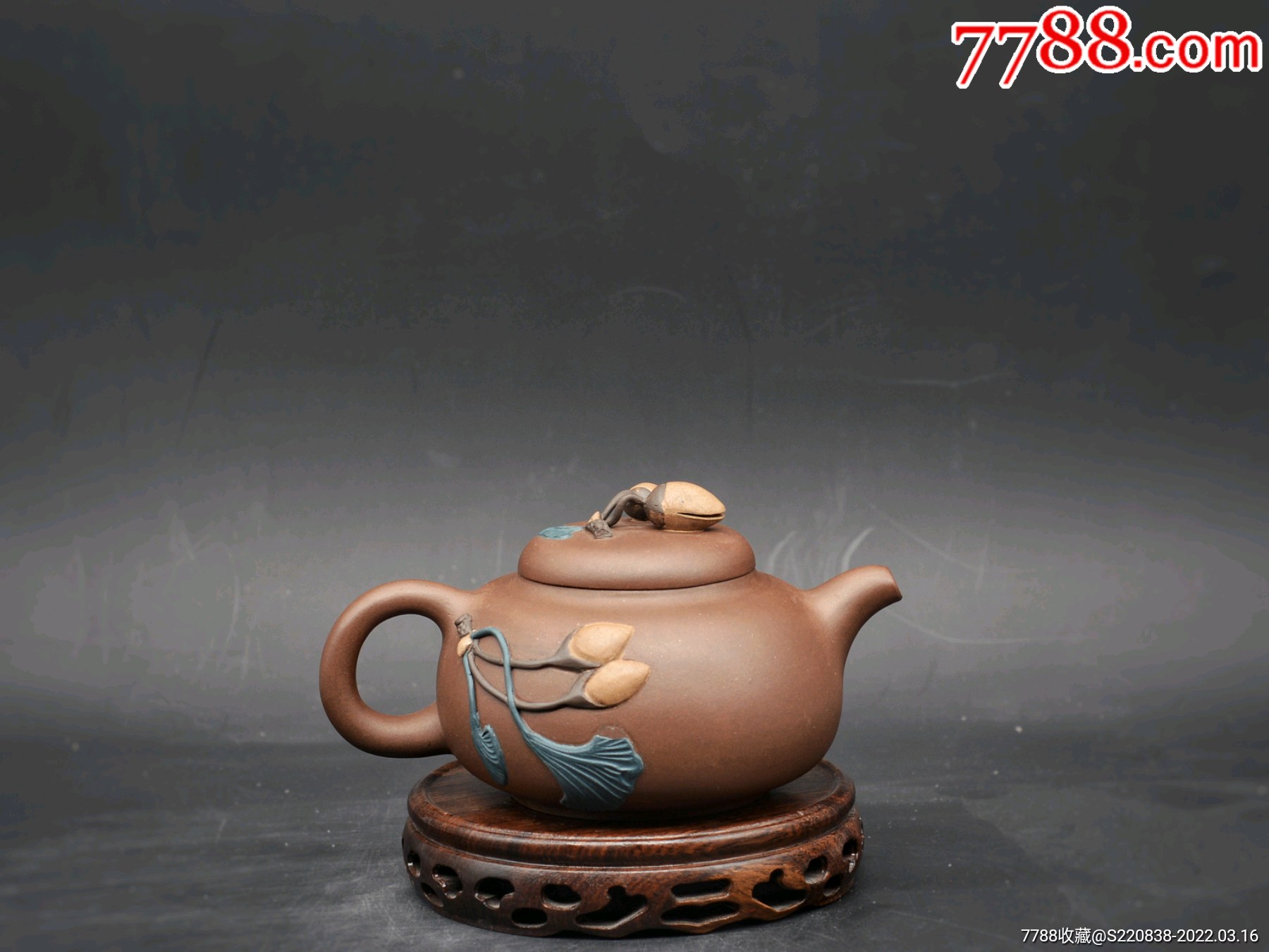 紫砂壶名师吴亚亦厂版精品紫泥精工三色白果壶