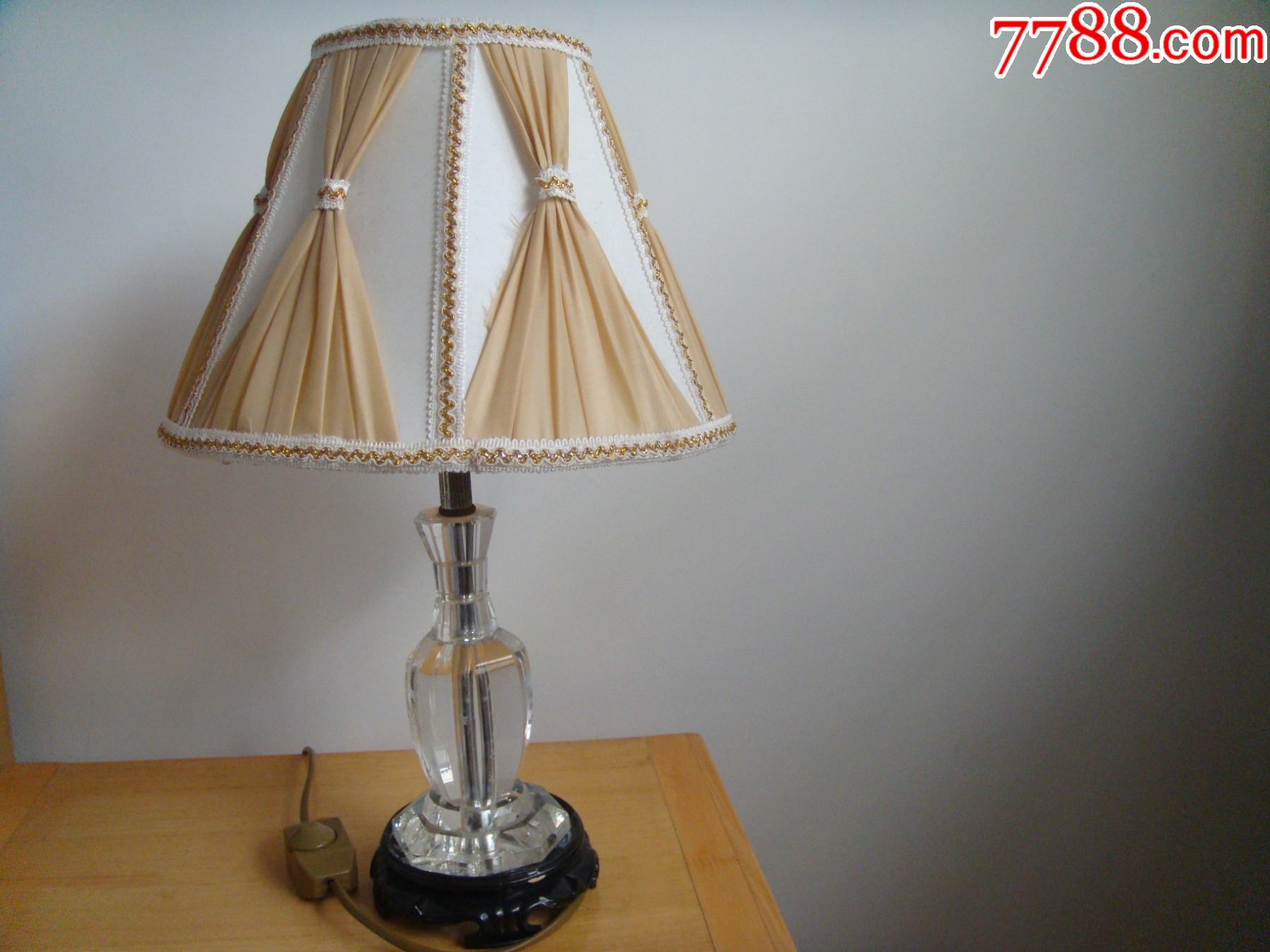 水晶柱老台灯收藏