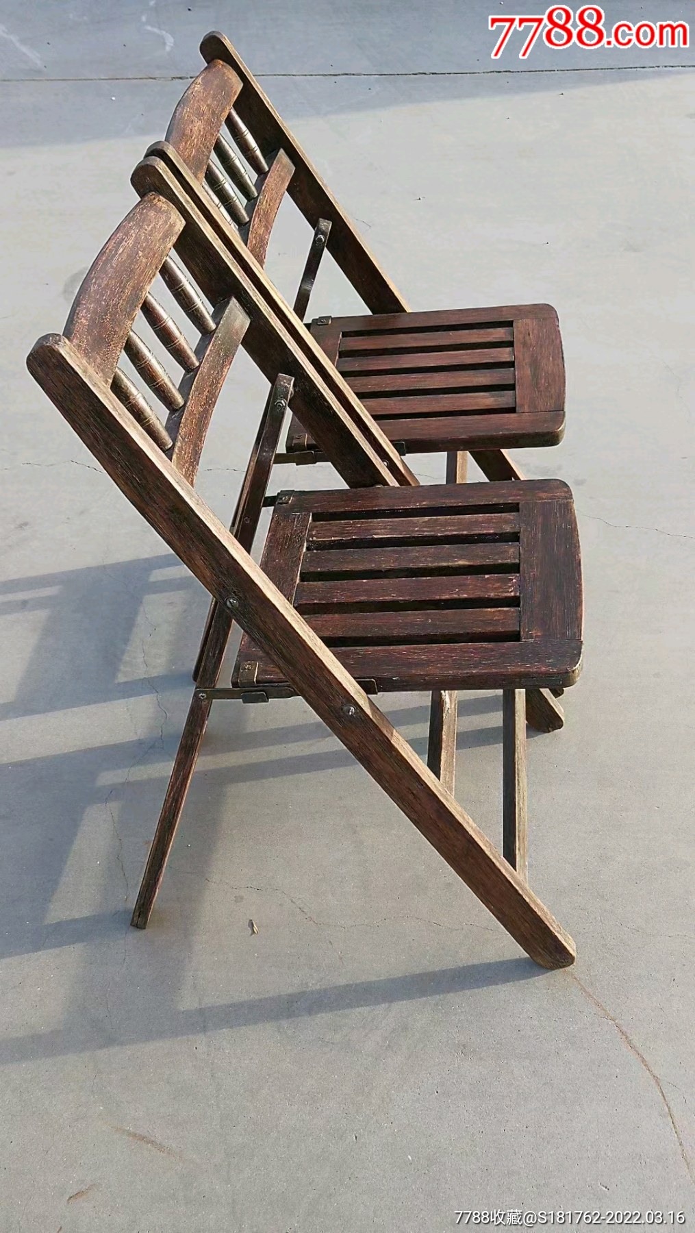 老柳桉木折叠椅