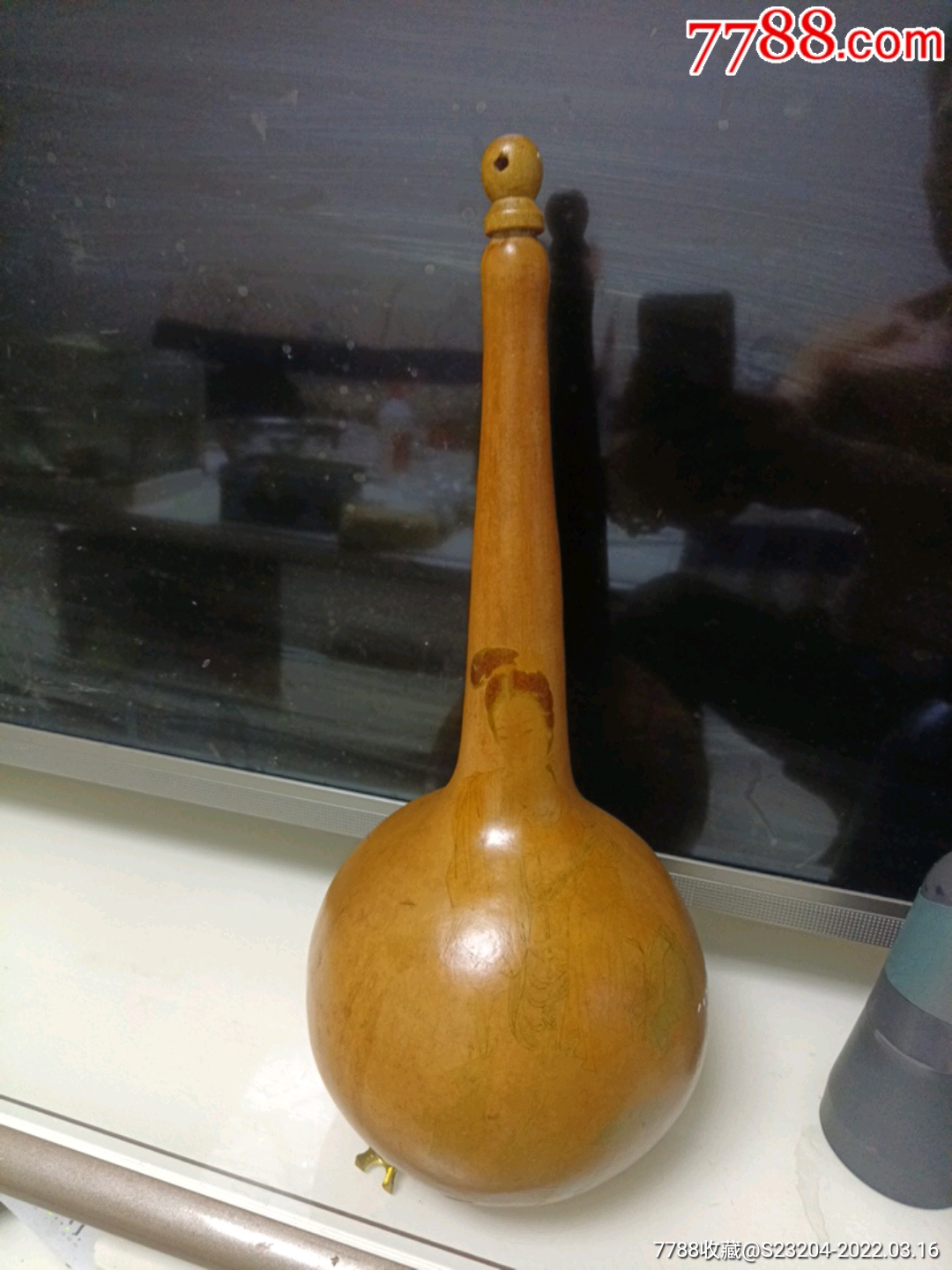 70年代油锤葫芦画高39厘米16厘米