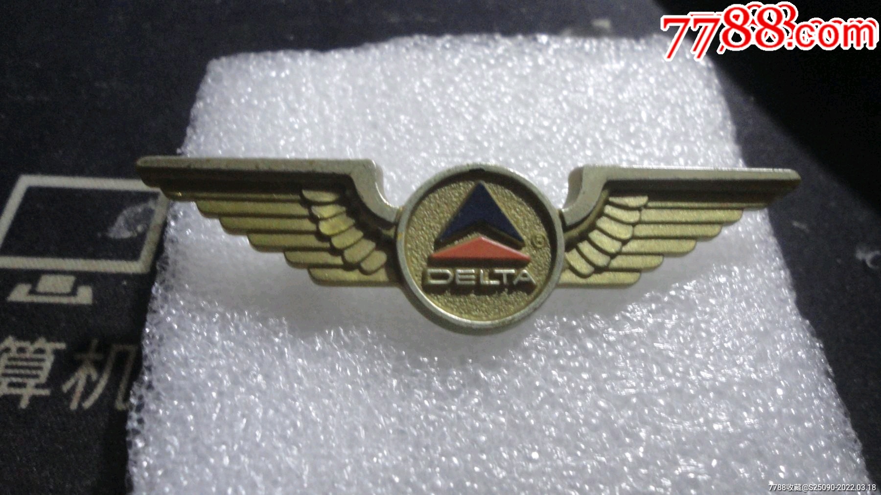 达美航空空姐胸牌