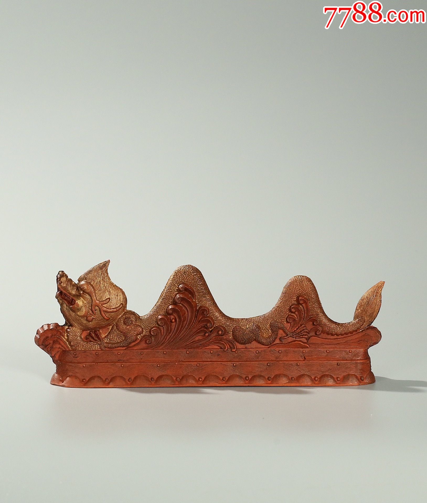 旧藏上品朱砂龙笔架