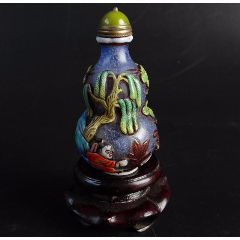 清代中期釉里红人物山水鼻烟壶-鼻烟壶-7788旧书网 清代中期釉里红人物山水鼻烟壶-鼻烟壶-7788旧书网