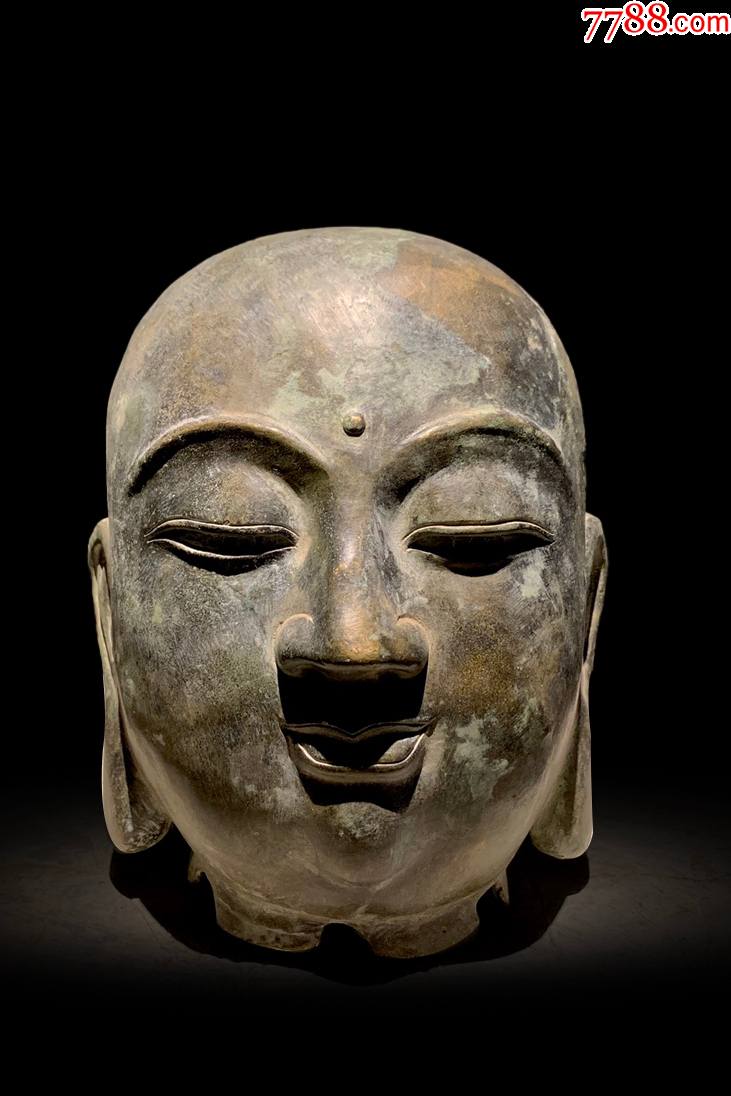 铜铸佛头摆件-价格:5800元-se86002927-铜像/铜佛像-零售-7788酒标