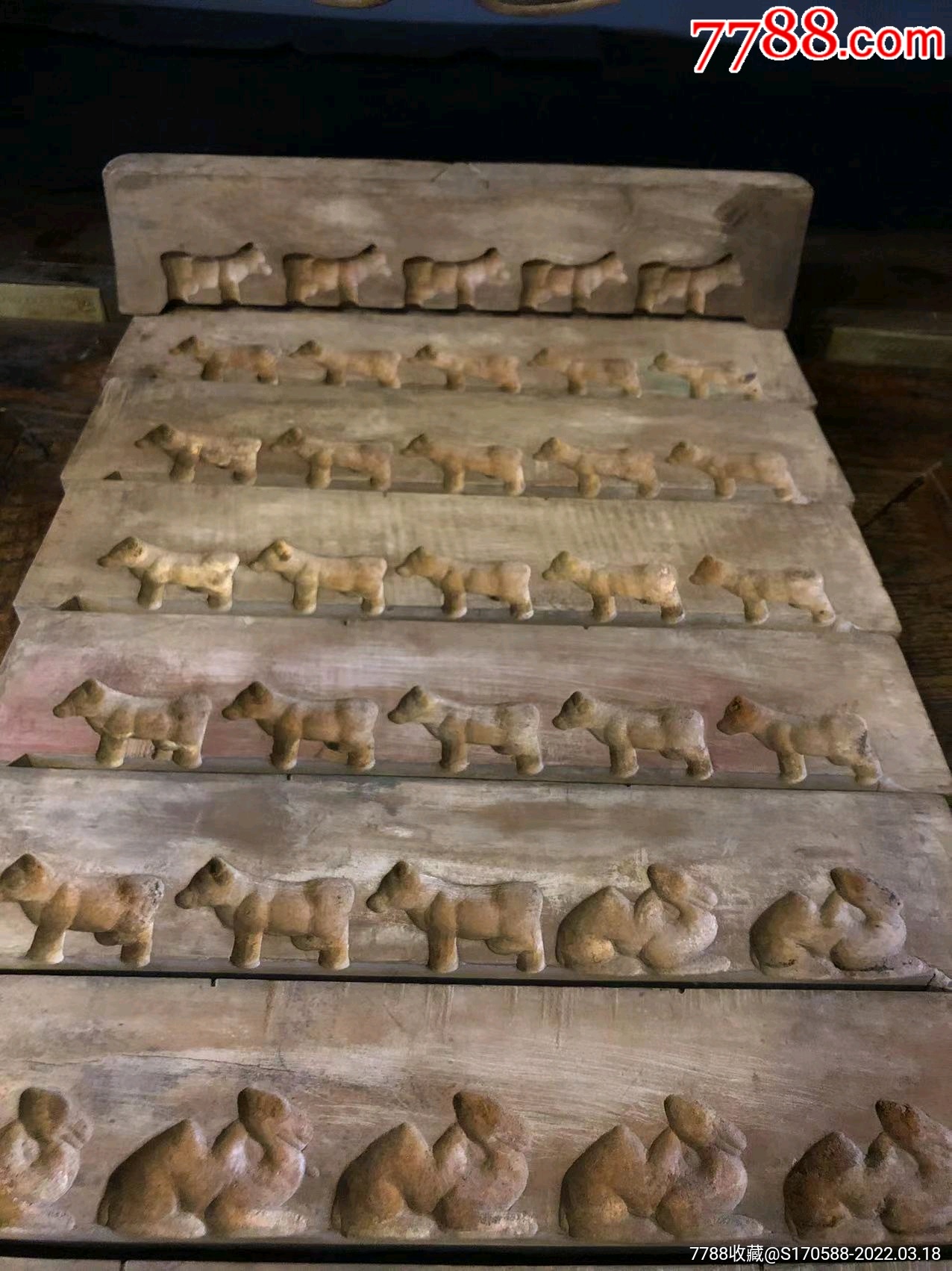 清代果木糖人模具全品包老