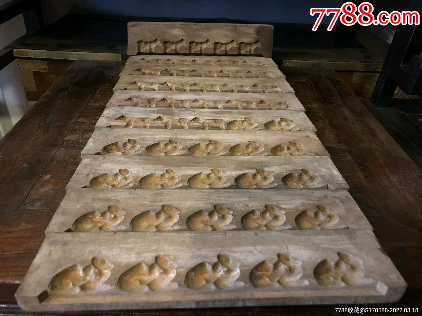 清代果木糖人模具全品包老