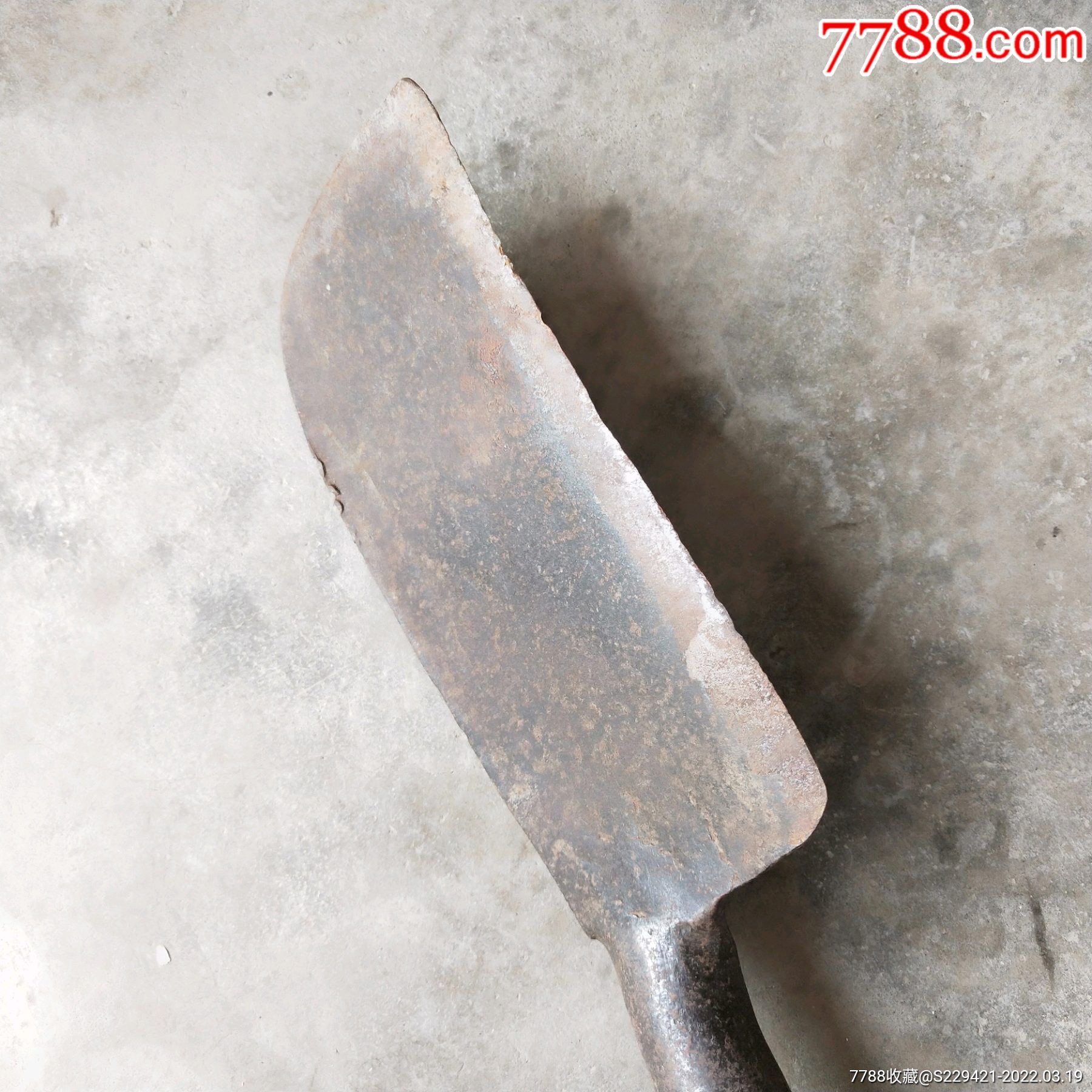 建国后锻打铁器农用柴刀篾匠刀_农用工具_第4张_7788漆器收藏