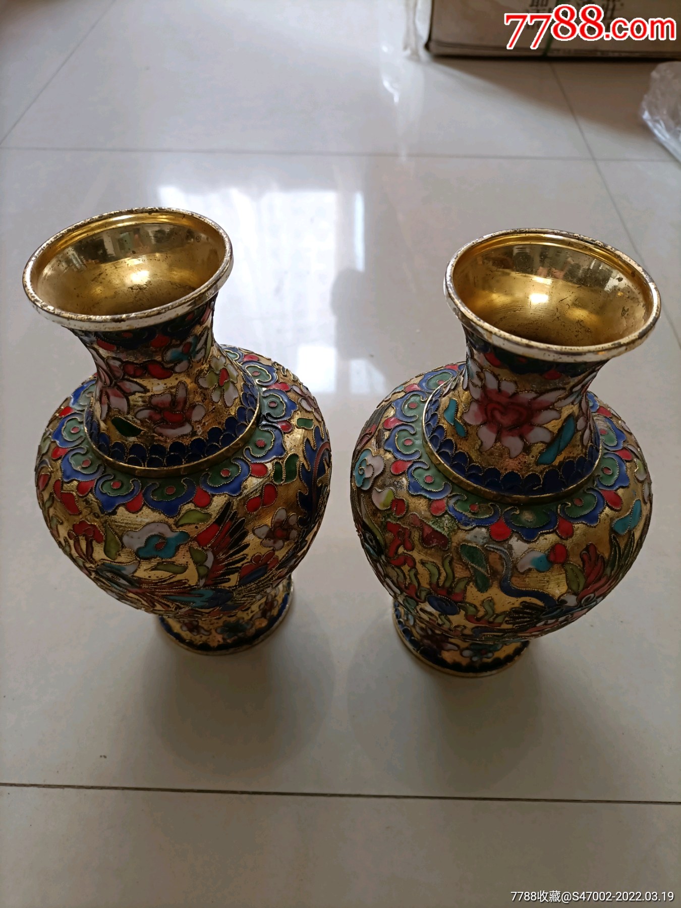 古董原始景泰蓝古董中国盆| eBay