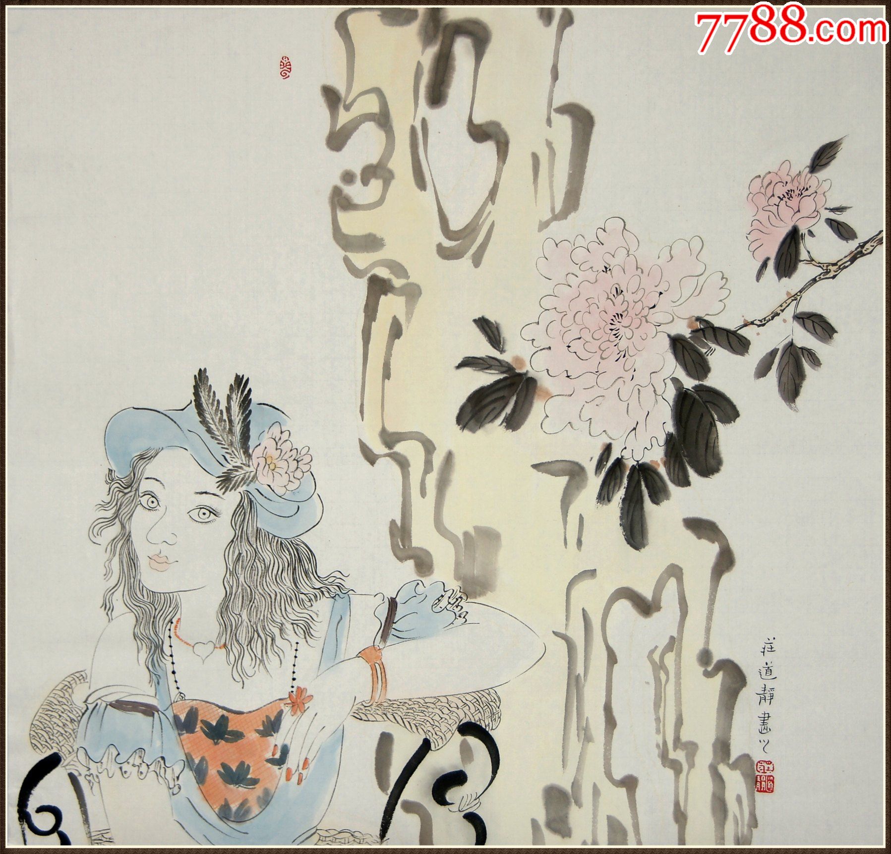 庄道静江苏省镇江市人南京书画院人物画研究所所长人物