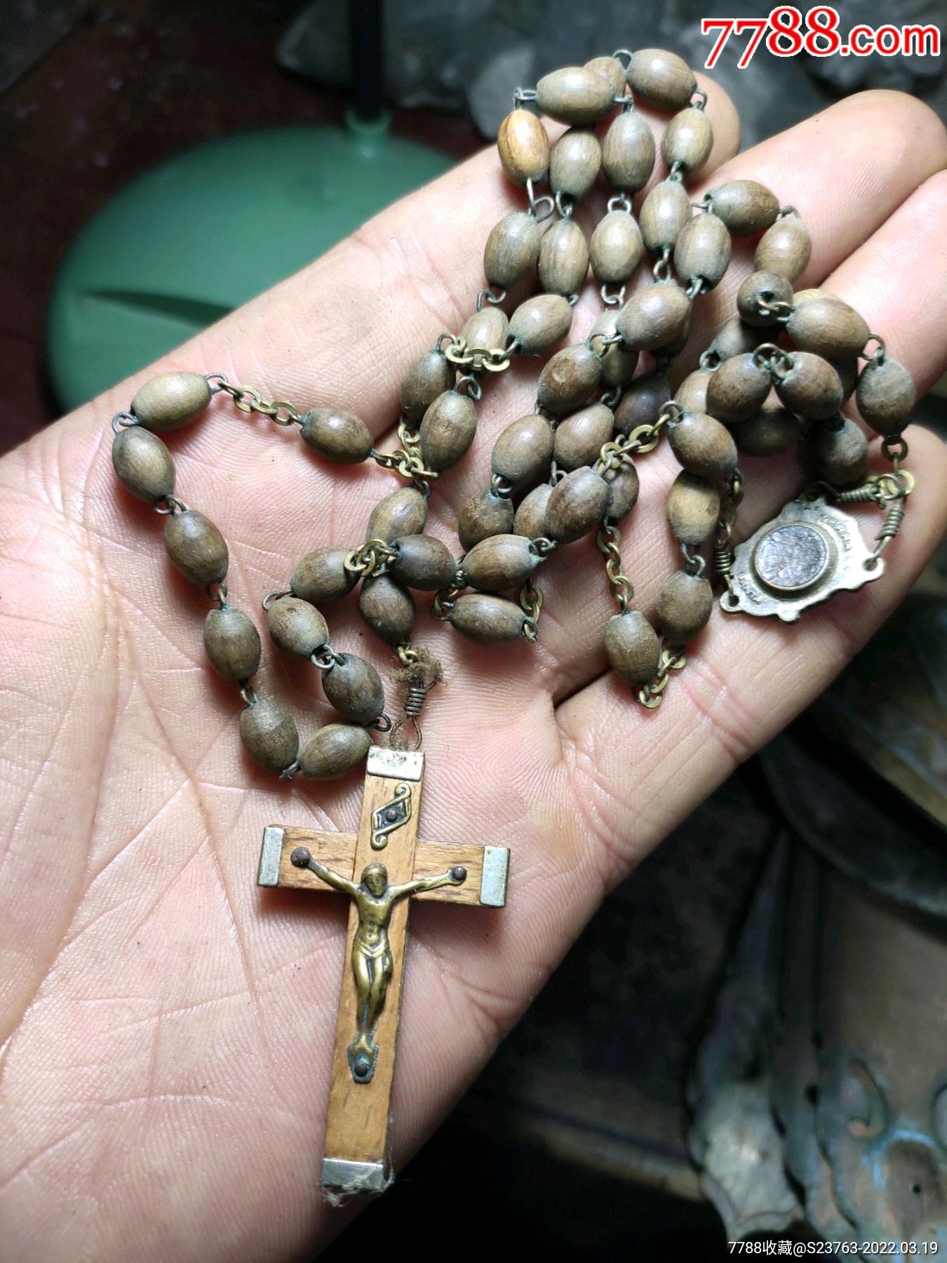 民国基督教十字架念珠