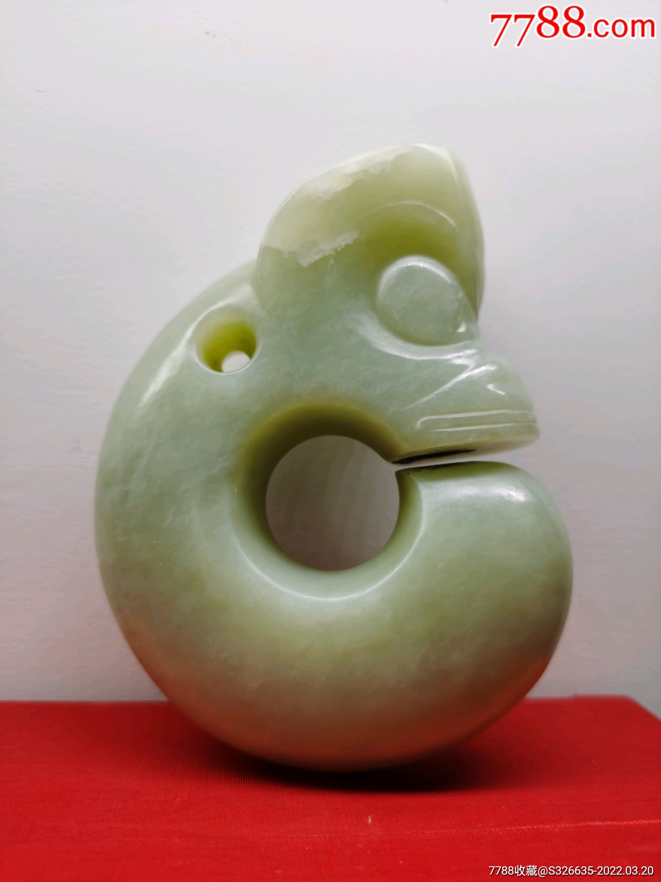 玉猪龙_岫岩玉_第1张_7788瓷器