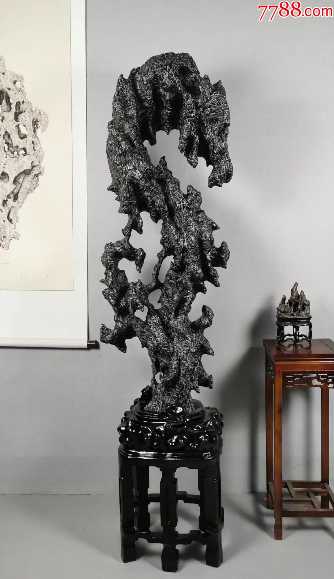 灵璧石厅堂景峰镇宅招财