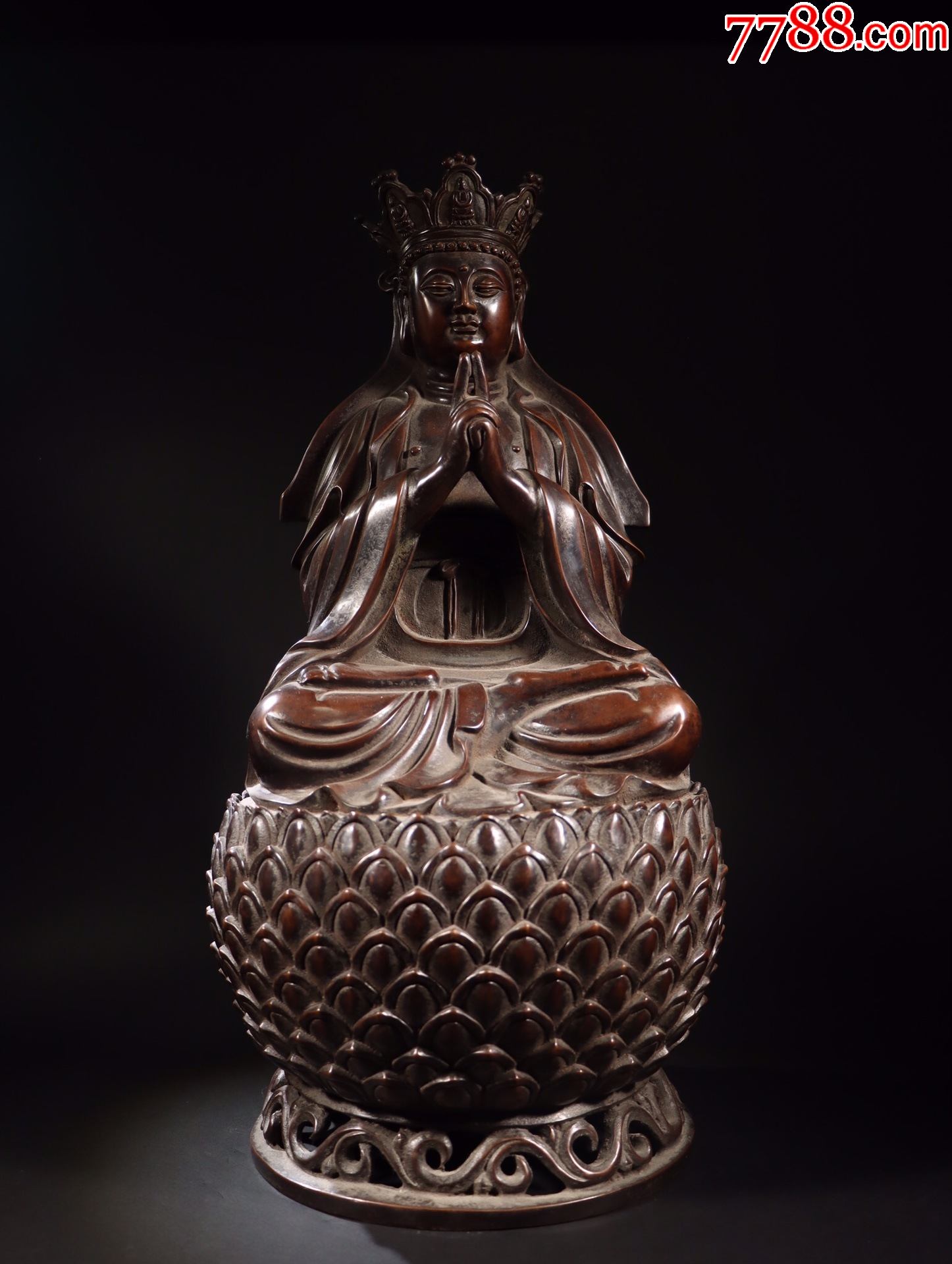 自在观音造像摆件规格高51cm宽26cm重108kg