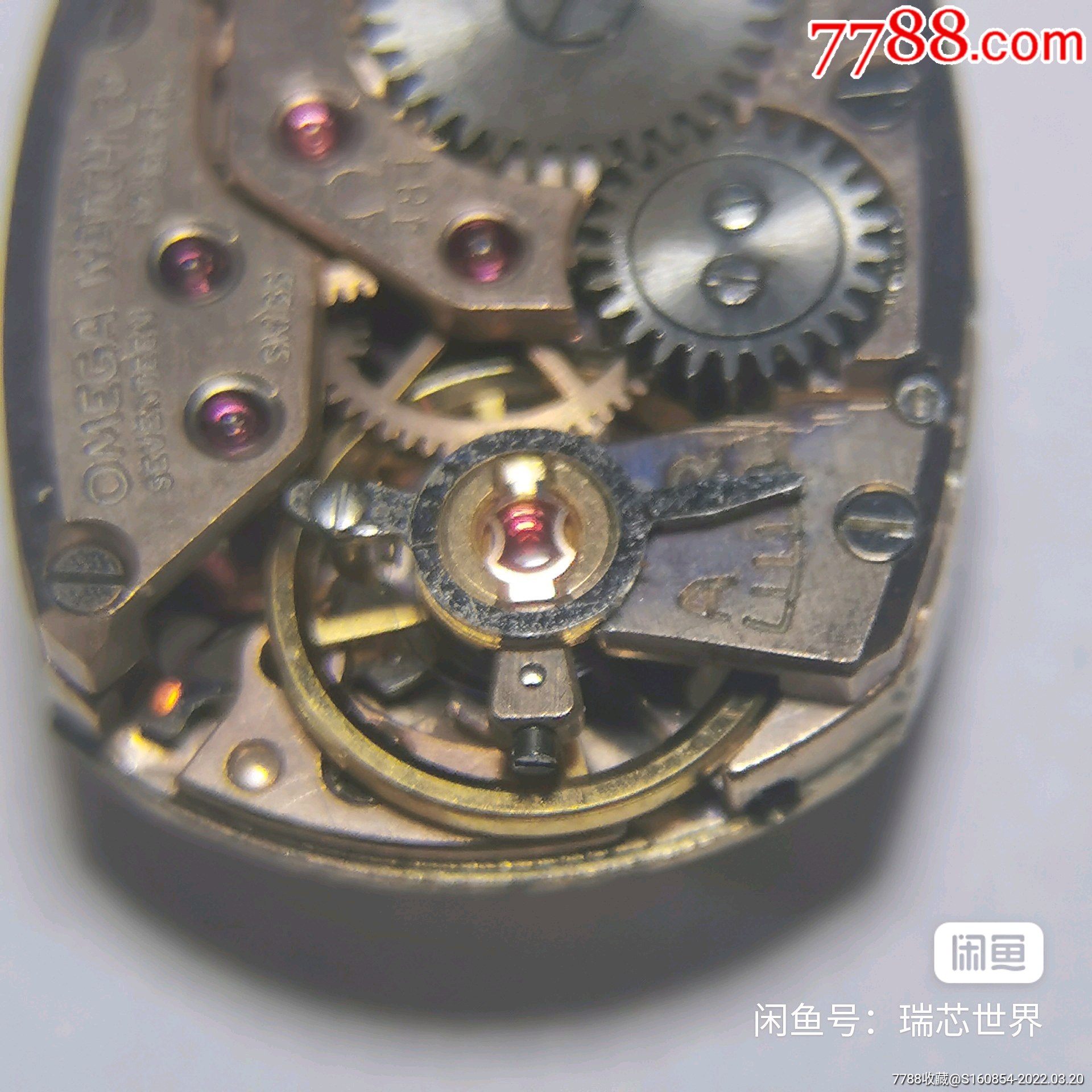 二手瑞士手动机械手表484配件机芯