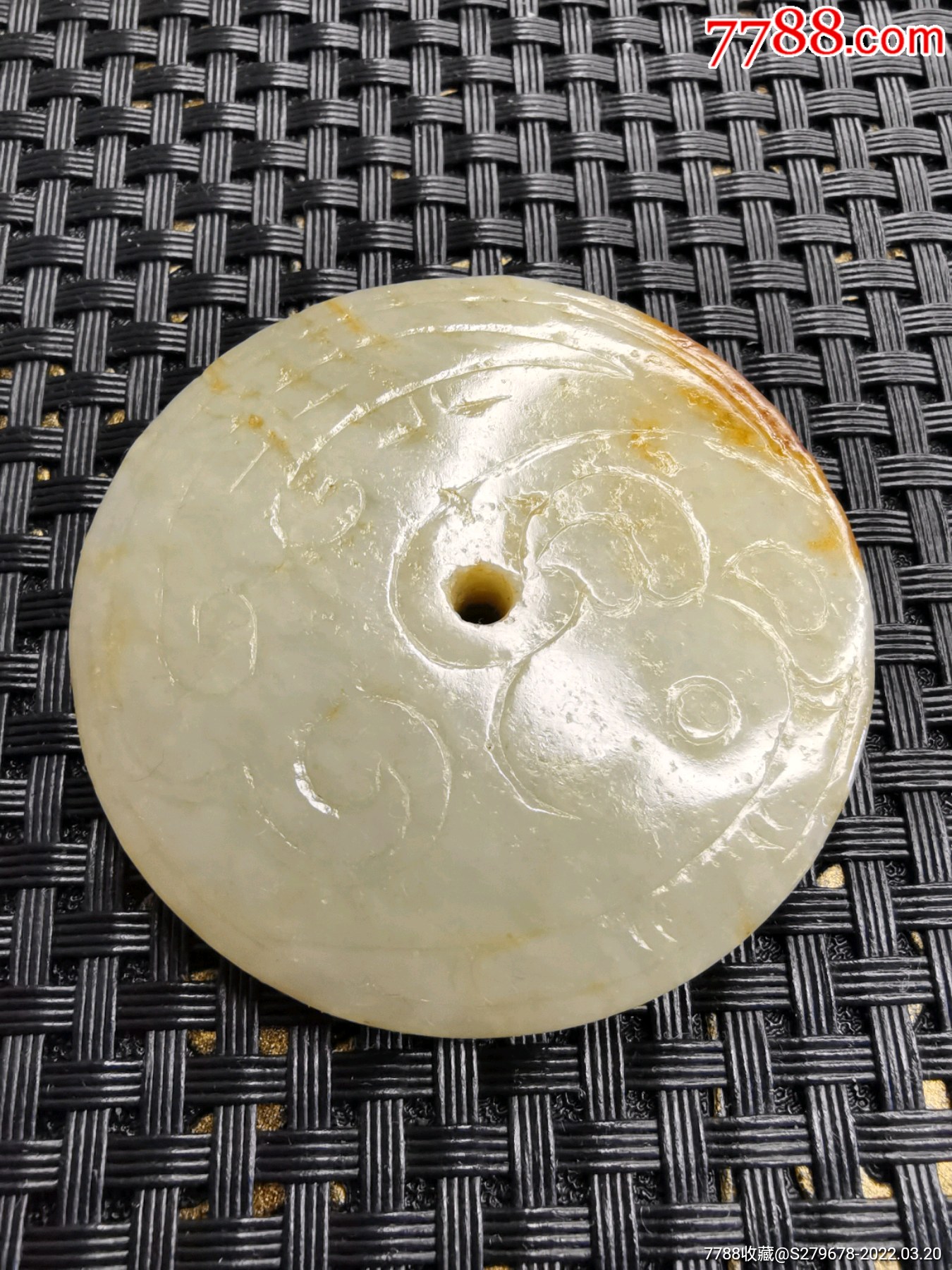 和田玉玉壁双面工艺_价格260元_第1张_7788收藏__收藏热线