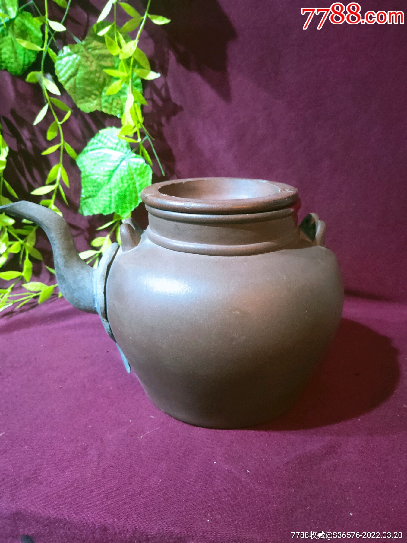 豫丰款老紫砂壶一把