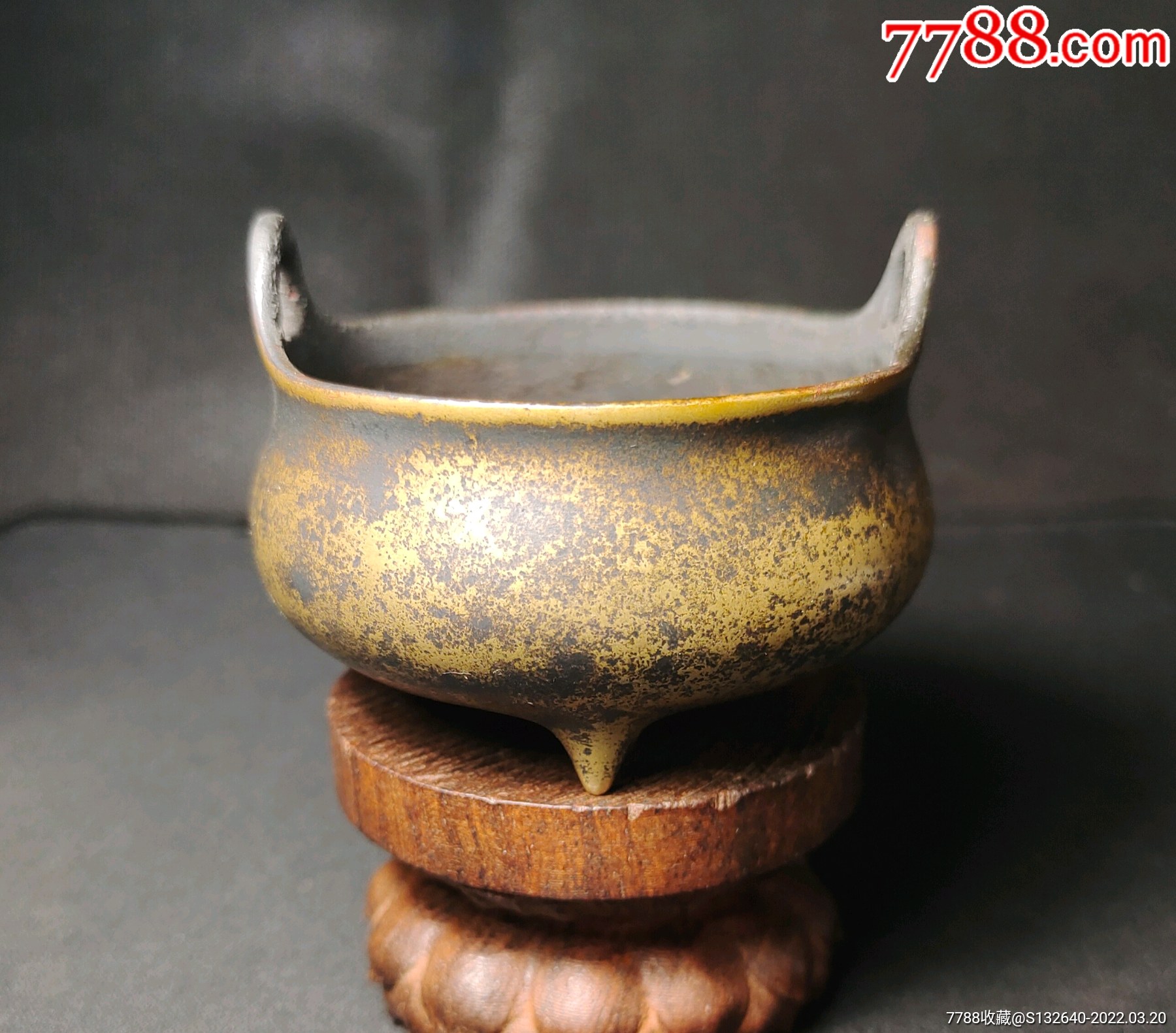 清代宣德款传世小琴炉一尊