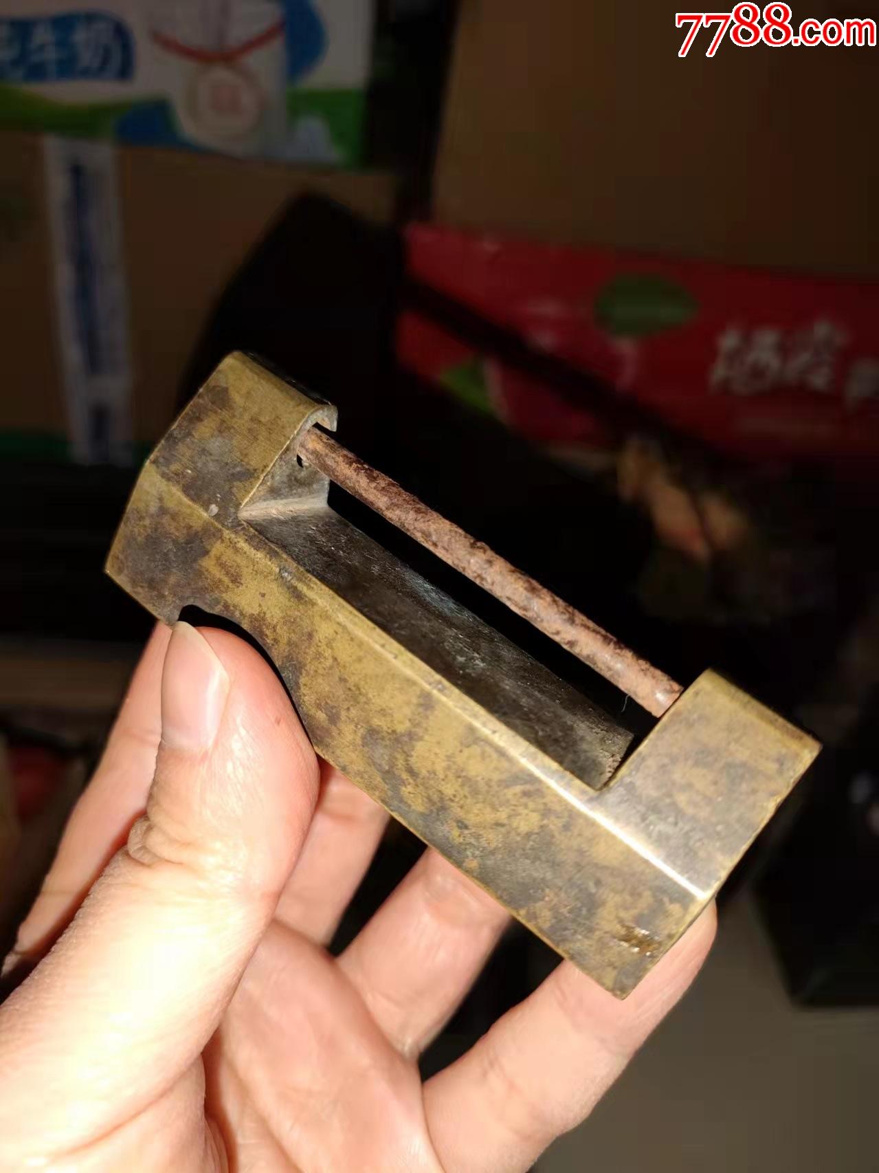 无钥匙老铜锁-价格:120元-se86043688-铜锁/铜钥匙