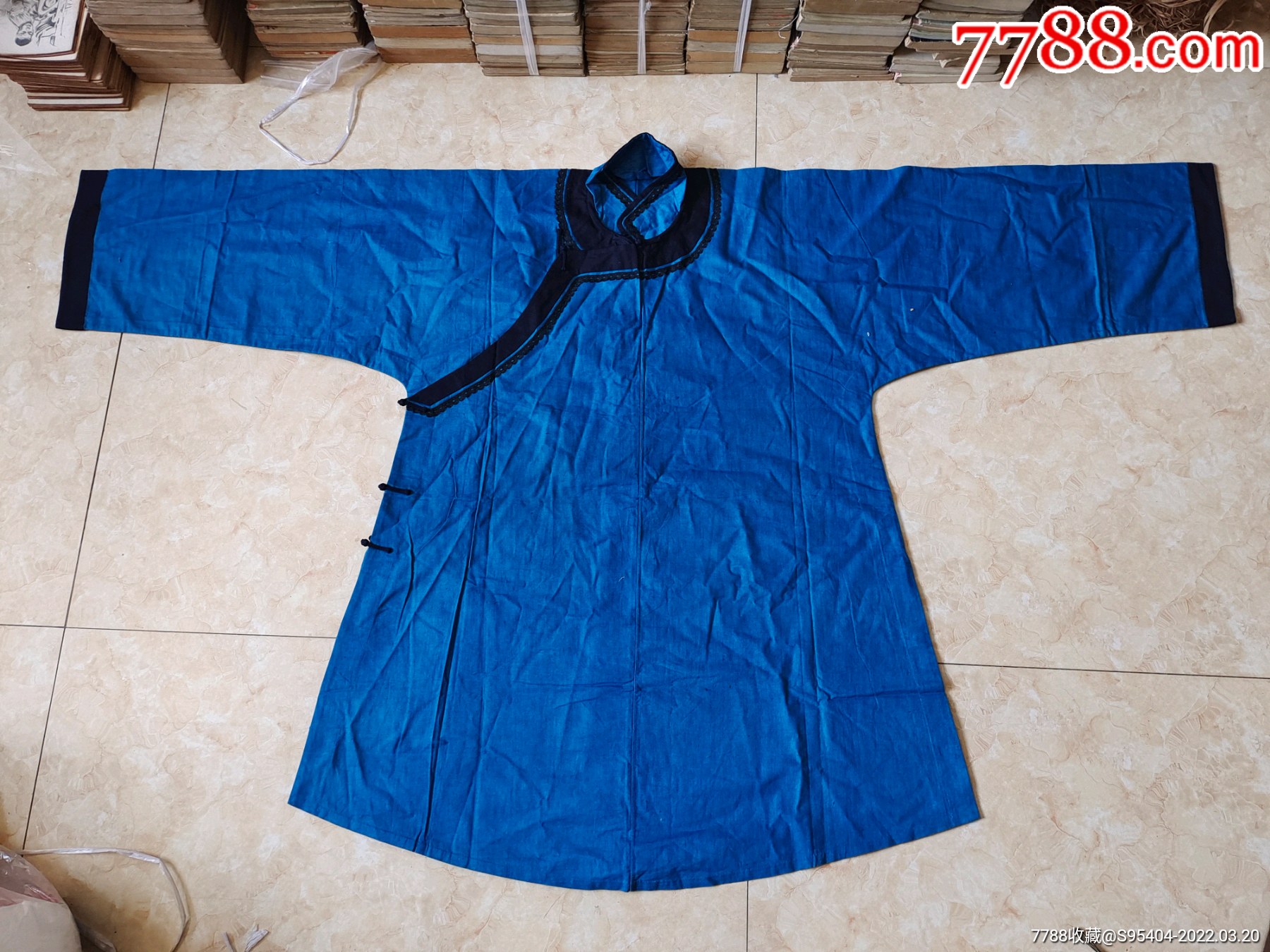 全新未穿过的清代大襟衣