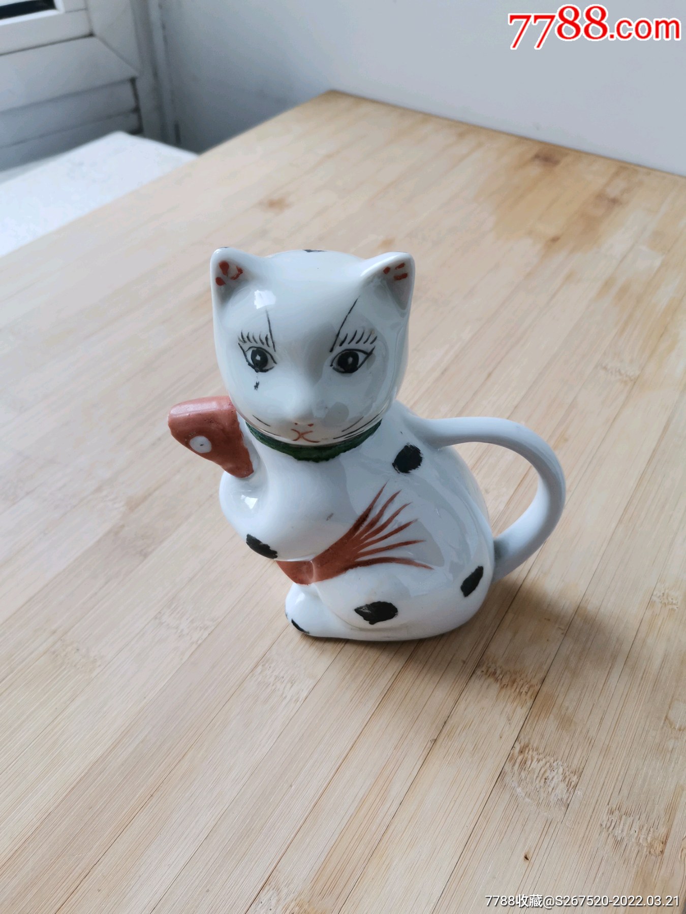 醴陵新民瓷厂猫壶-价格:300元-se86146943-茶壶-零售-7788糖标收藏
