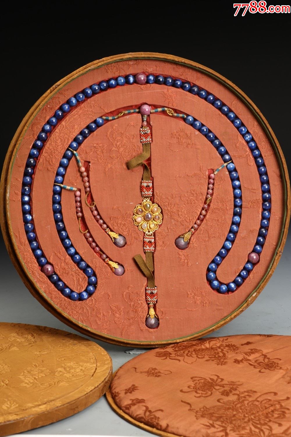 蓝宝石朝珠一盘