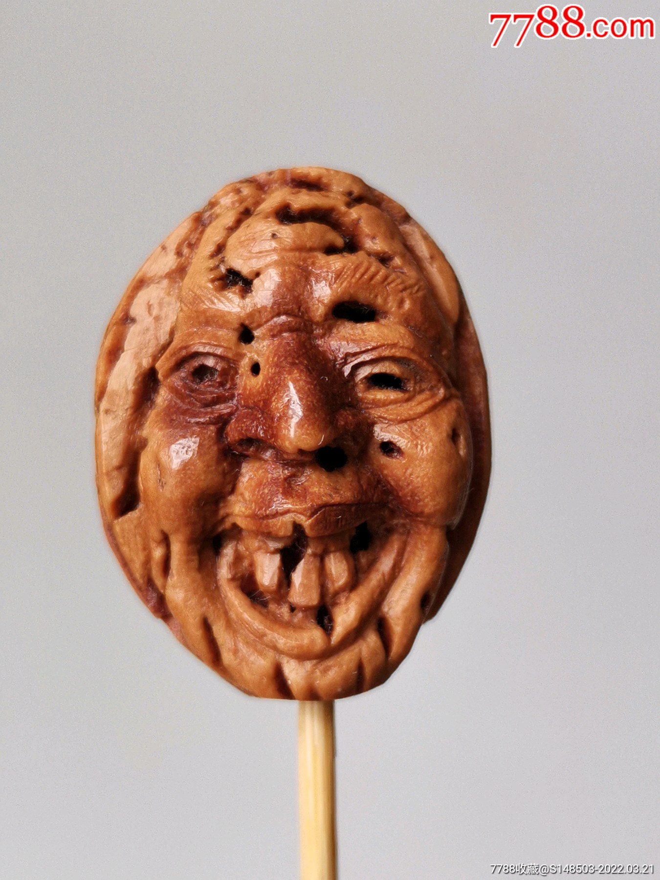 核雕罗汉头潍坊核雕