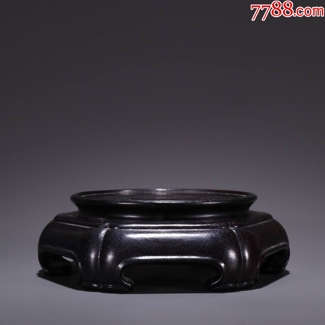 紫檀木六角型底座