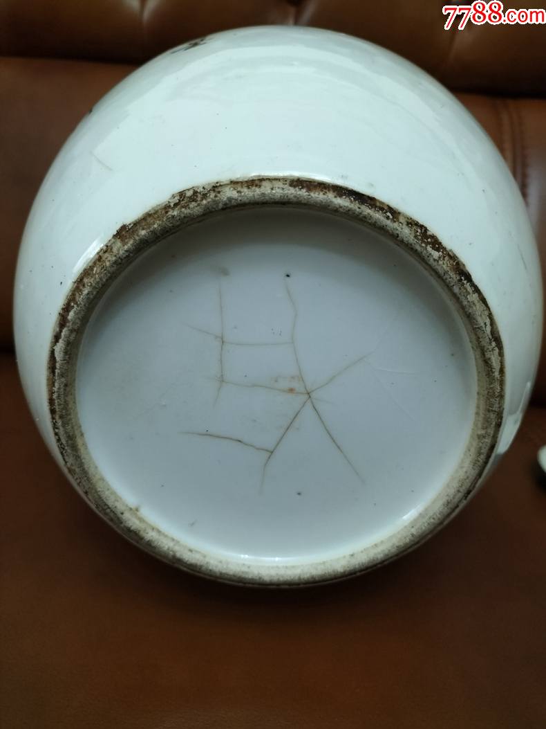 民国名家吴少峰人物纹罐