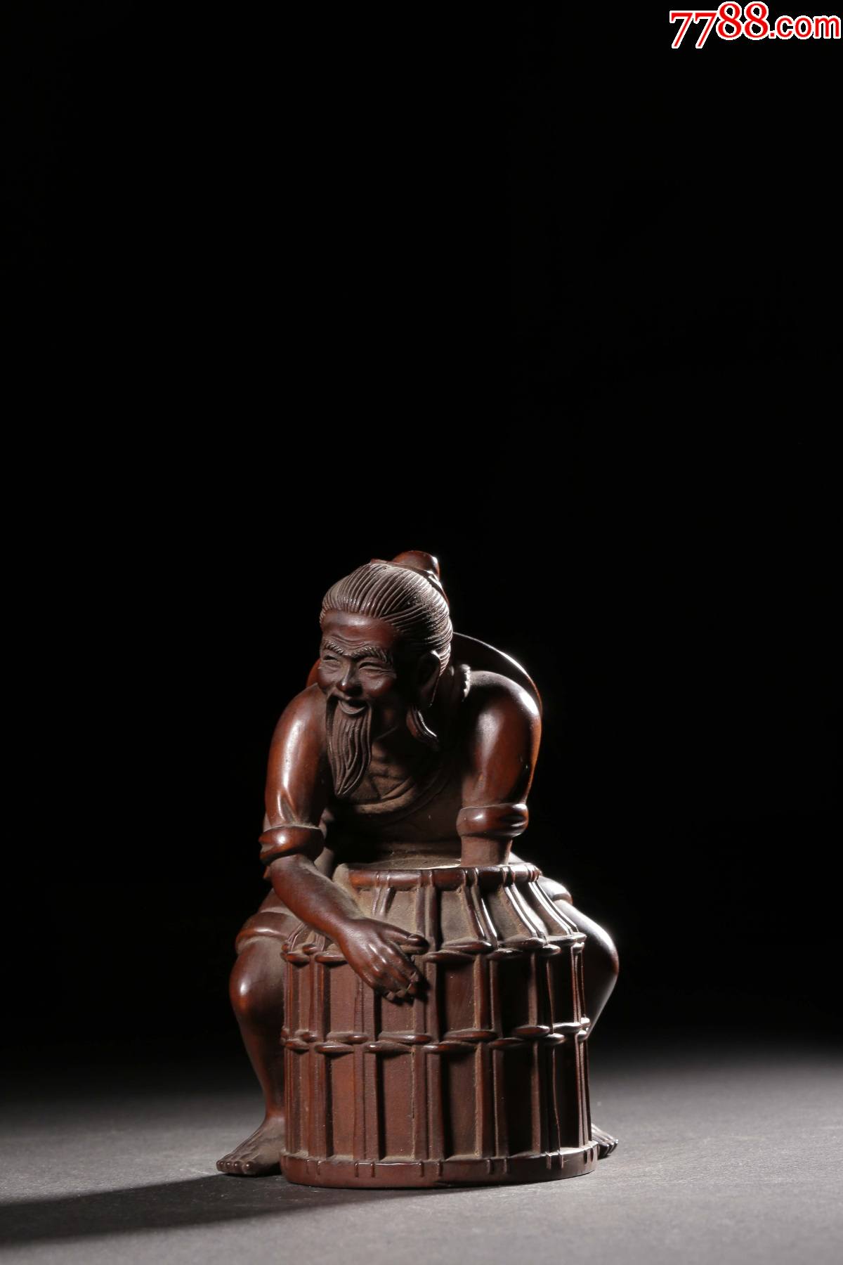 黄杨木雕人物故事摆件