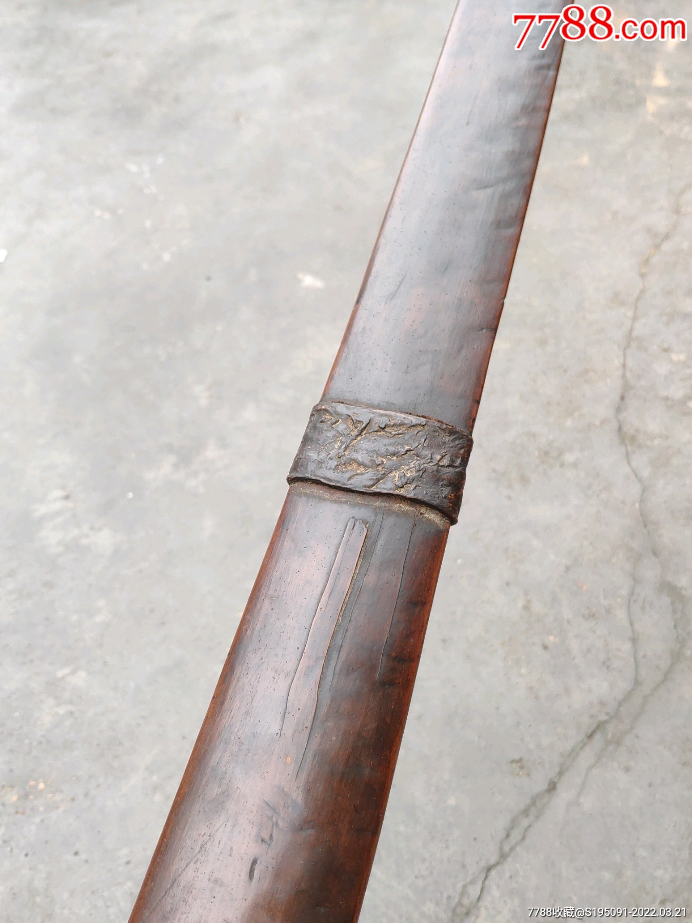 民国古董老扁担木扁担